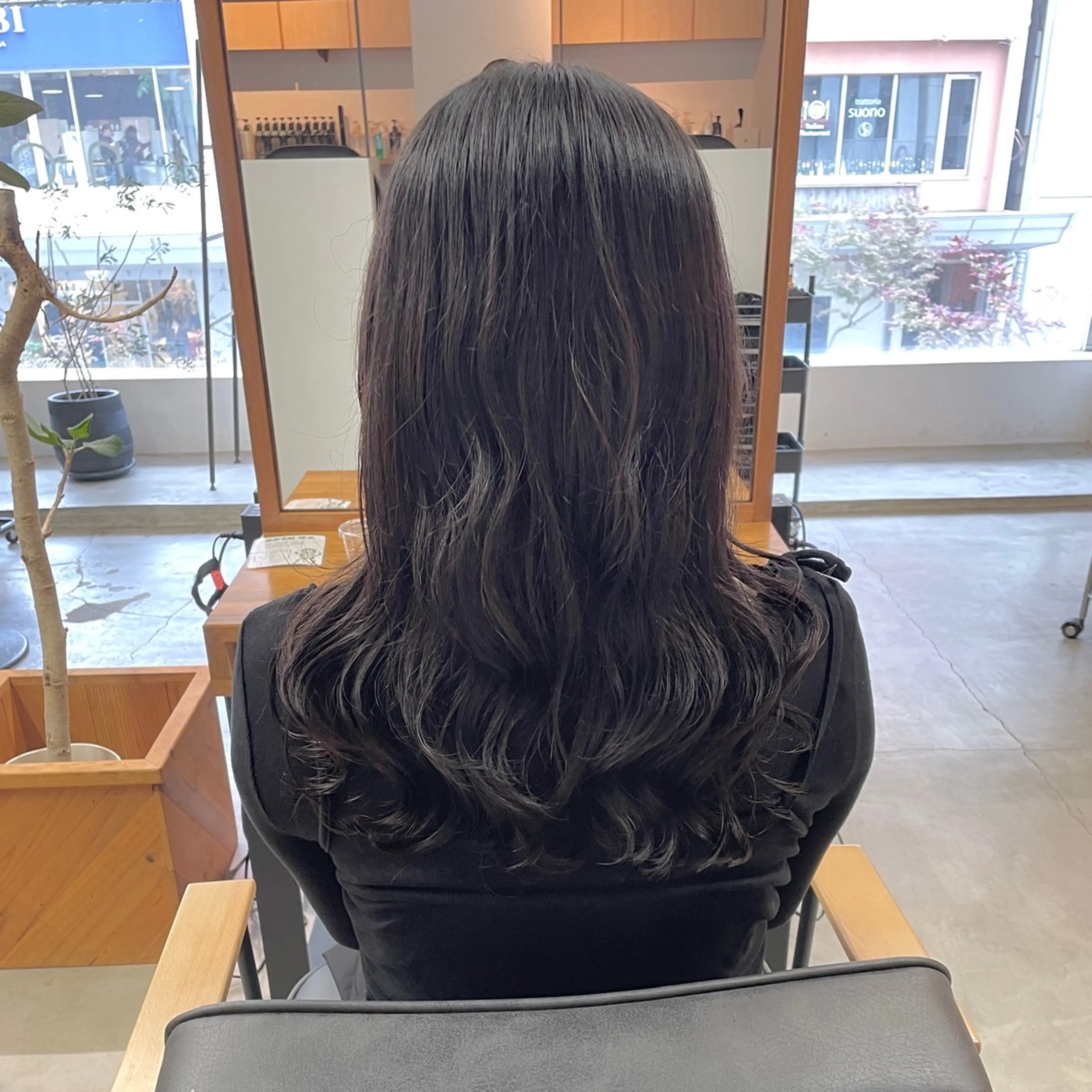 ロング パーマ カット パーマ トリートメント 韓国ヘア/顔周り/ note アヤナのヘアスタイル