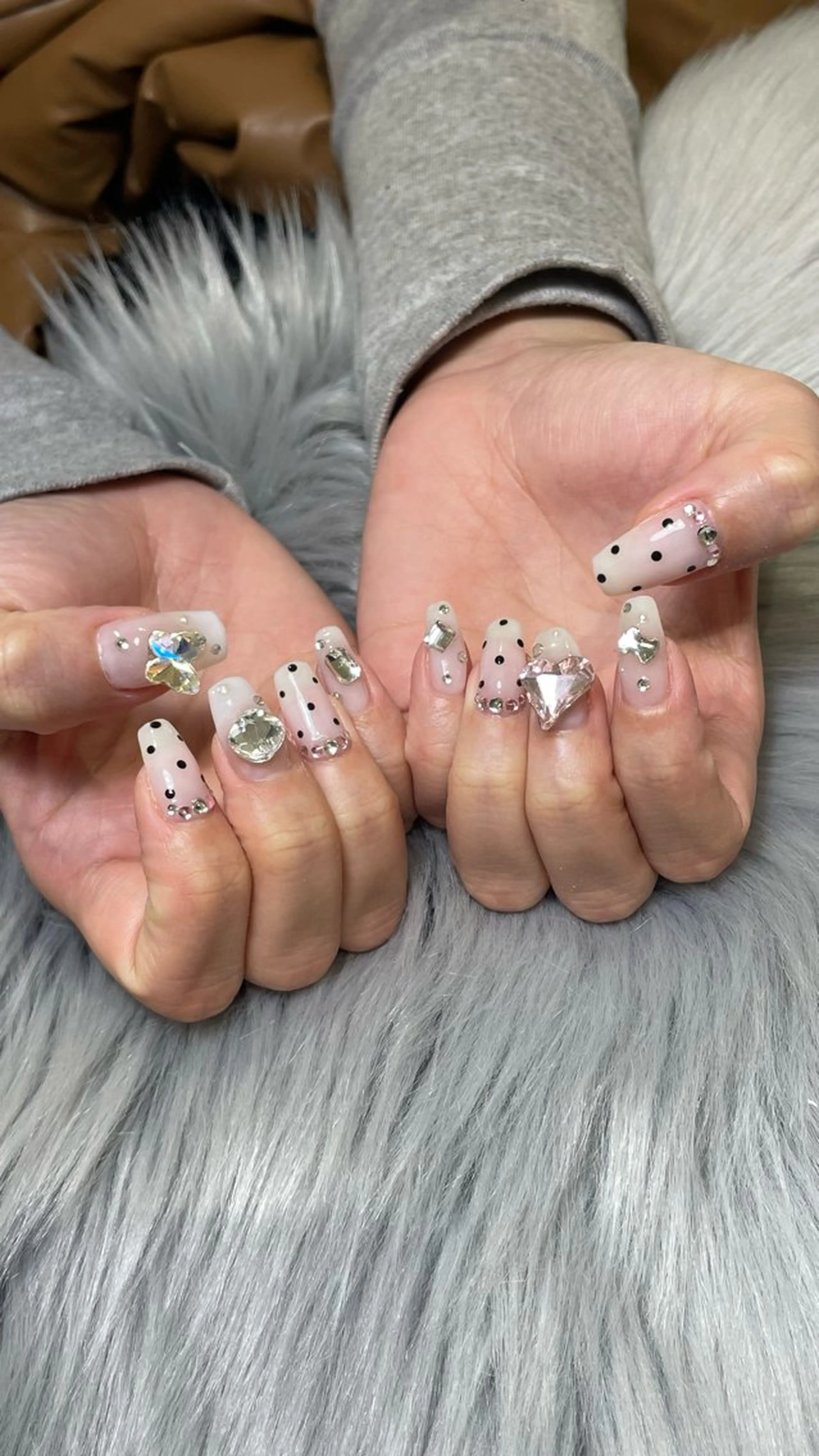 ネイル ラメ(グリッター) RICO Nail パーツつけ放題🌈のネイルデザイン