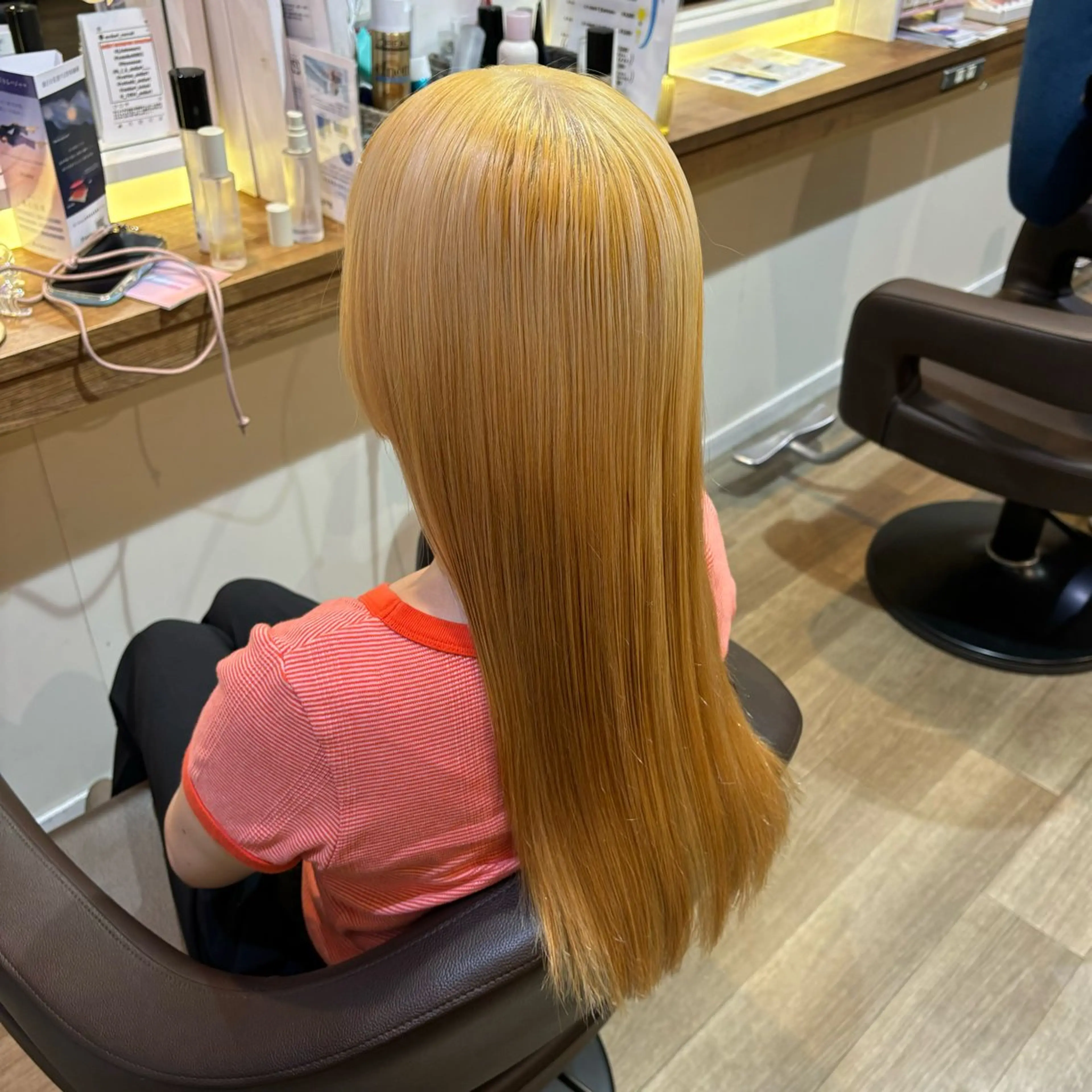 ロング ヘアカラー 🎀ハイトーン/ 艶カラー/夕月🎀のヘアスタイル