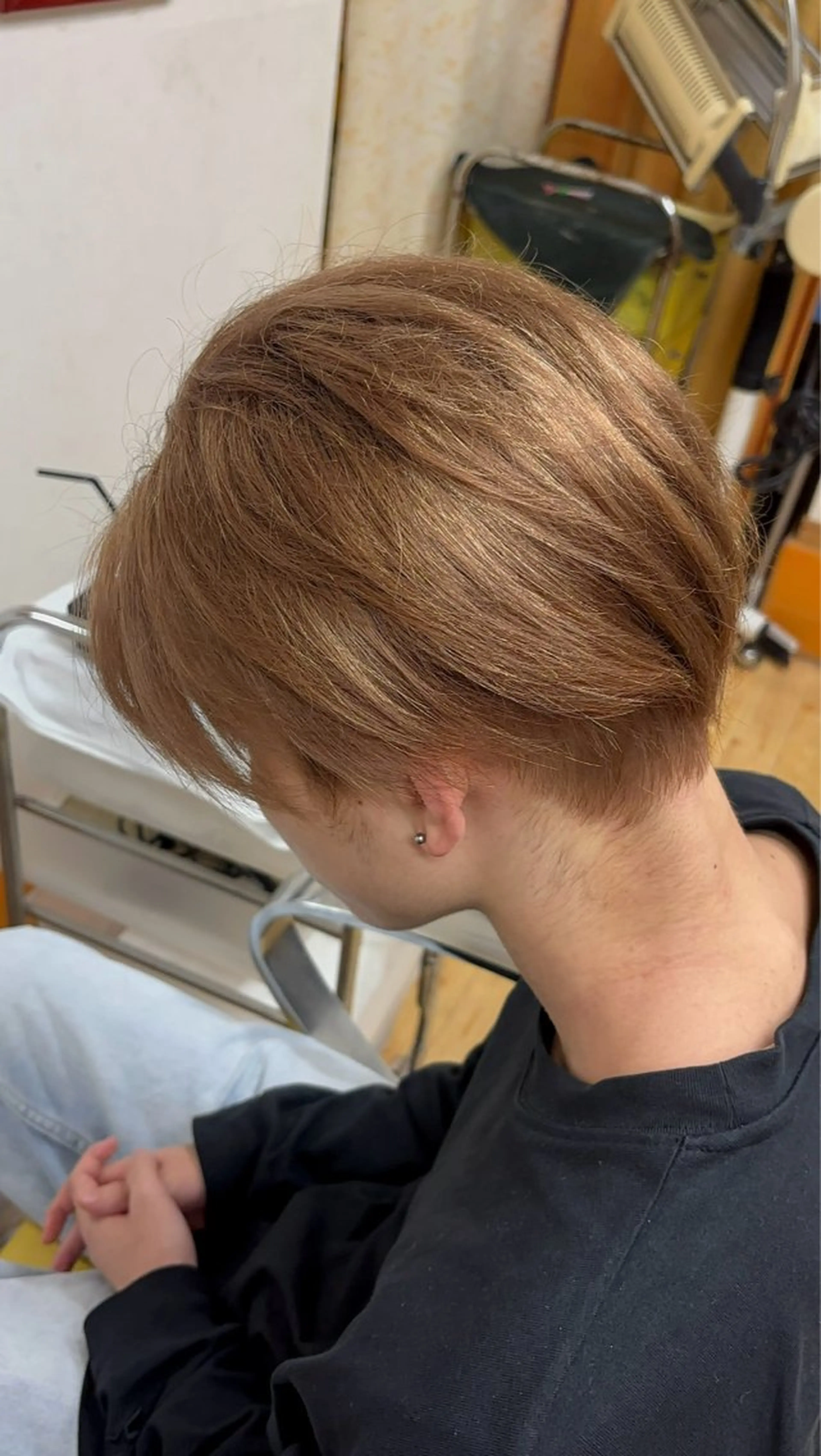 カラー メンズ メンズハイトーン メンズ韓国風 透明感カラー ハイトーンカラー ヘアカラー トリートメント 艶髪/透明感カラー /韓国ヘア/きょんのヘアスタイル