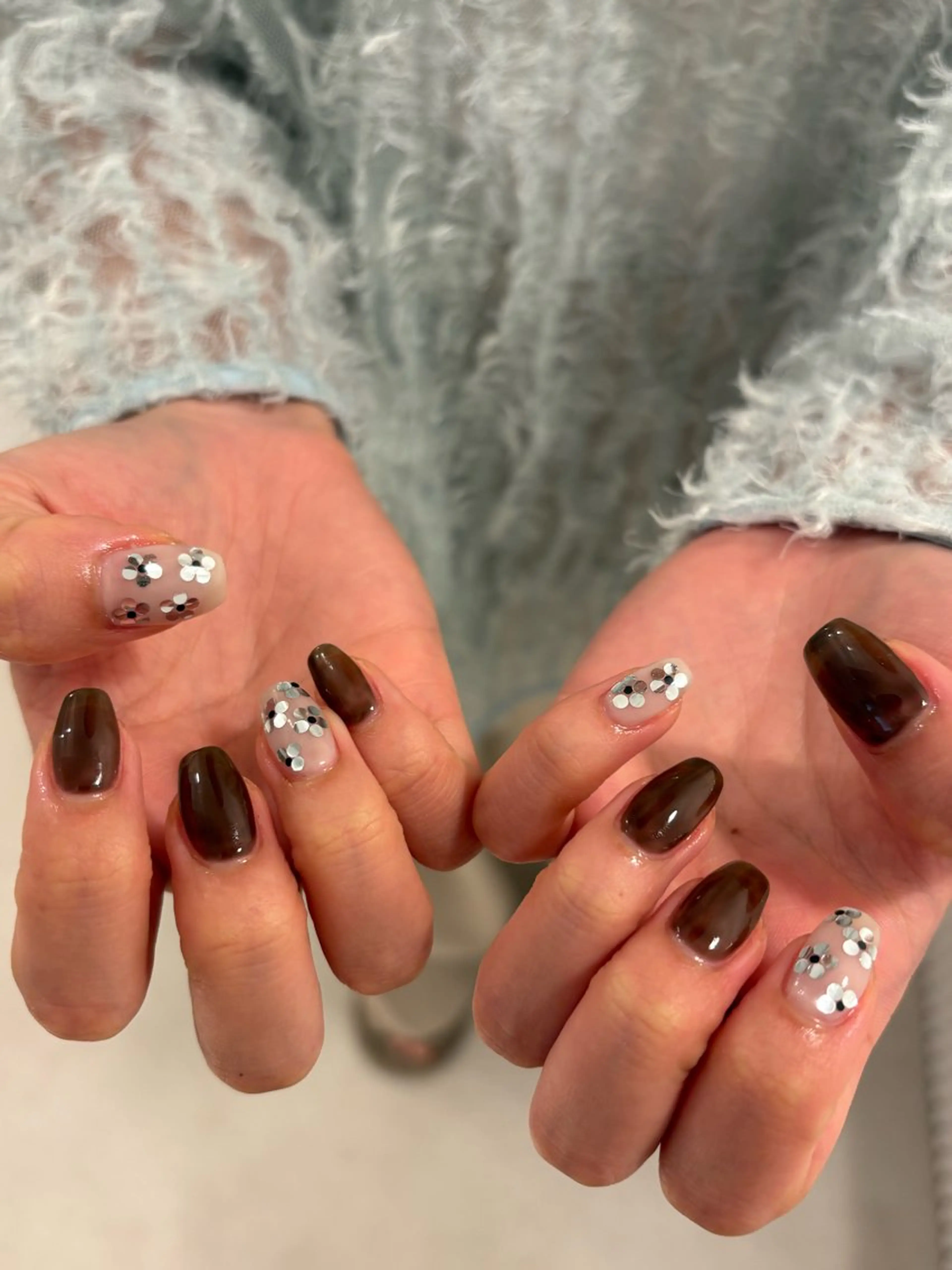 ネイル シンプルネイル ハンドネイル Rich+nail Mayuのネイルデザイン