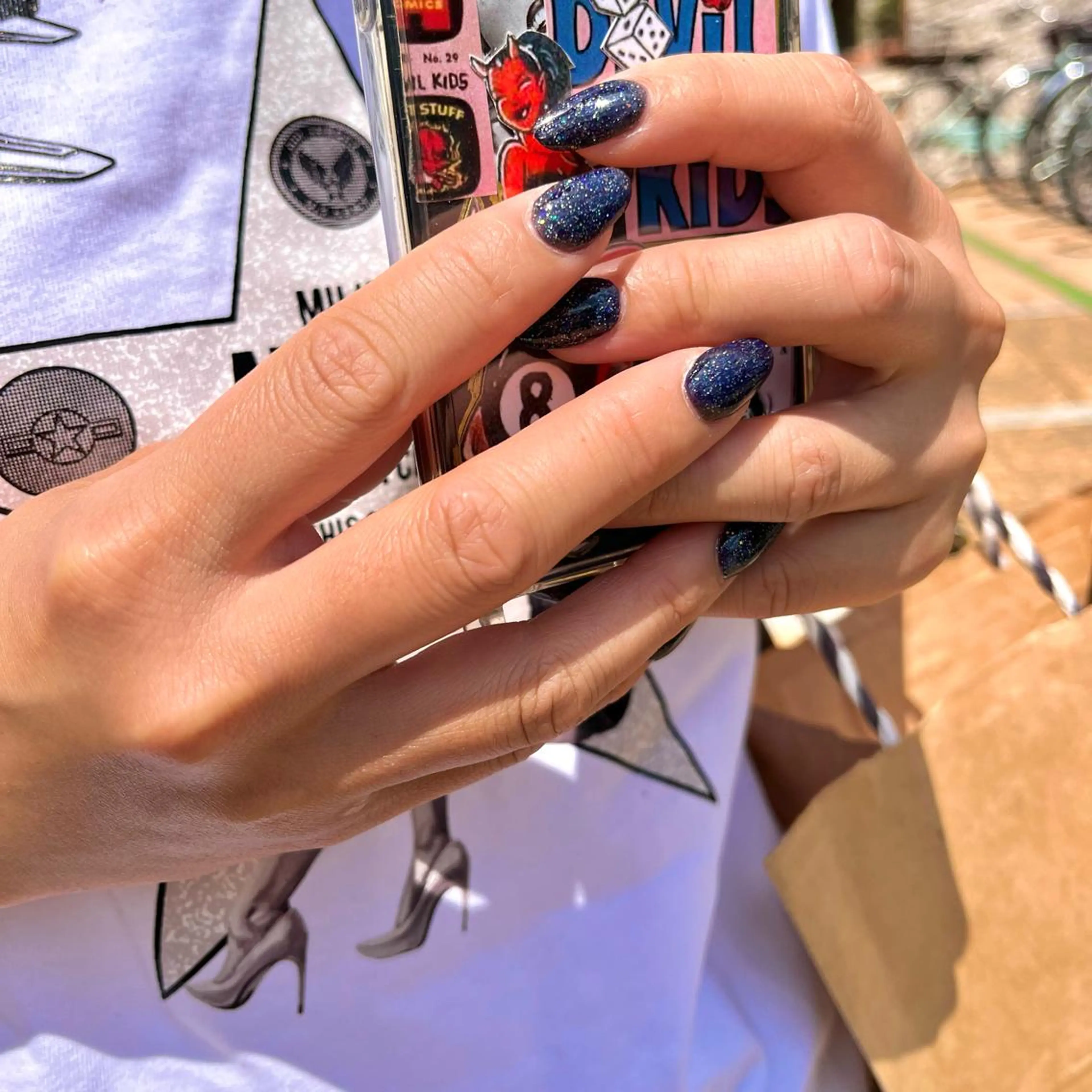 ロング ネイル ジェルネイル キラキラネイル ラメ(グリッター) スカルプネイル シンプルネイル RIONnail Yurikaのネイルデザイン