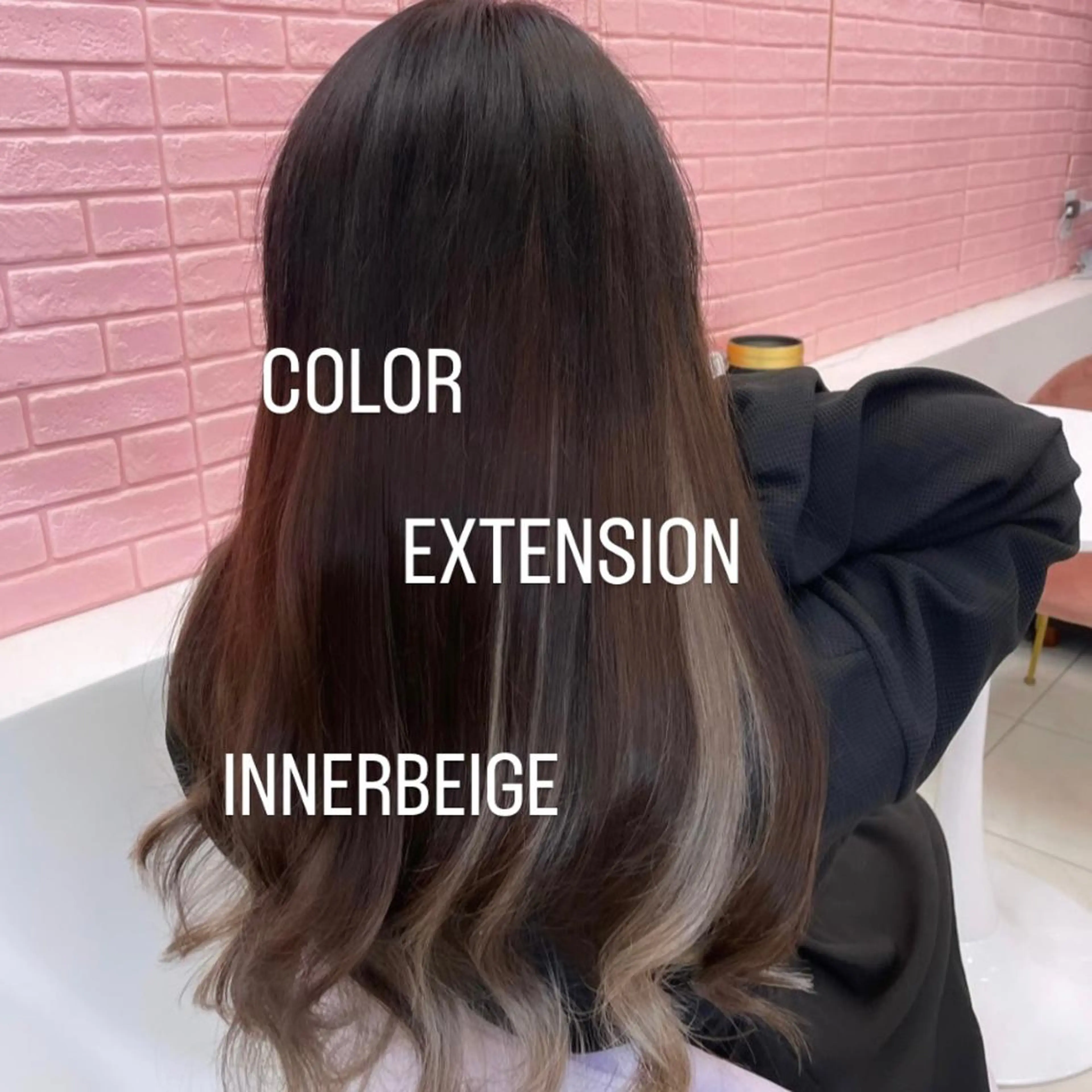 ロング カラー ヘアカラー エクステ エクステ🩵ブリーチ 韓国ヘア🩵KAEのヘアスタイル