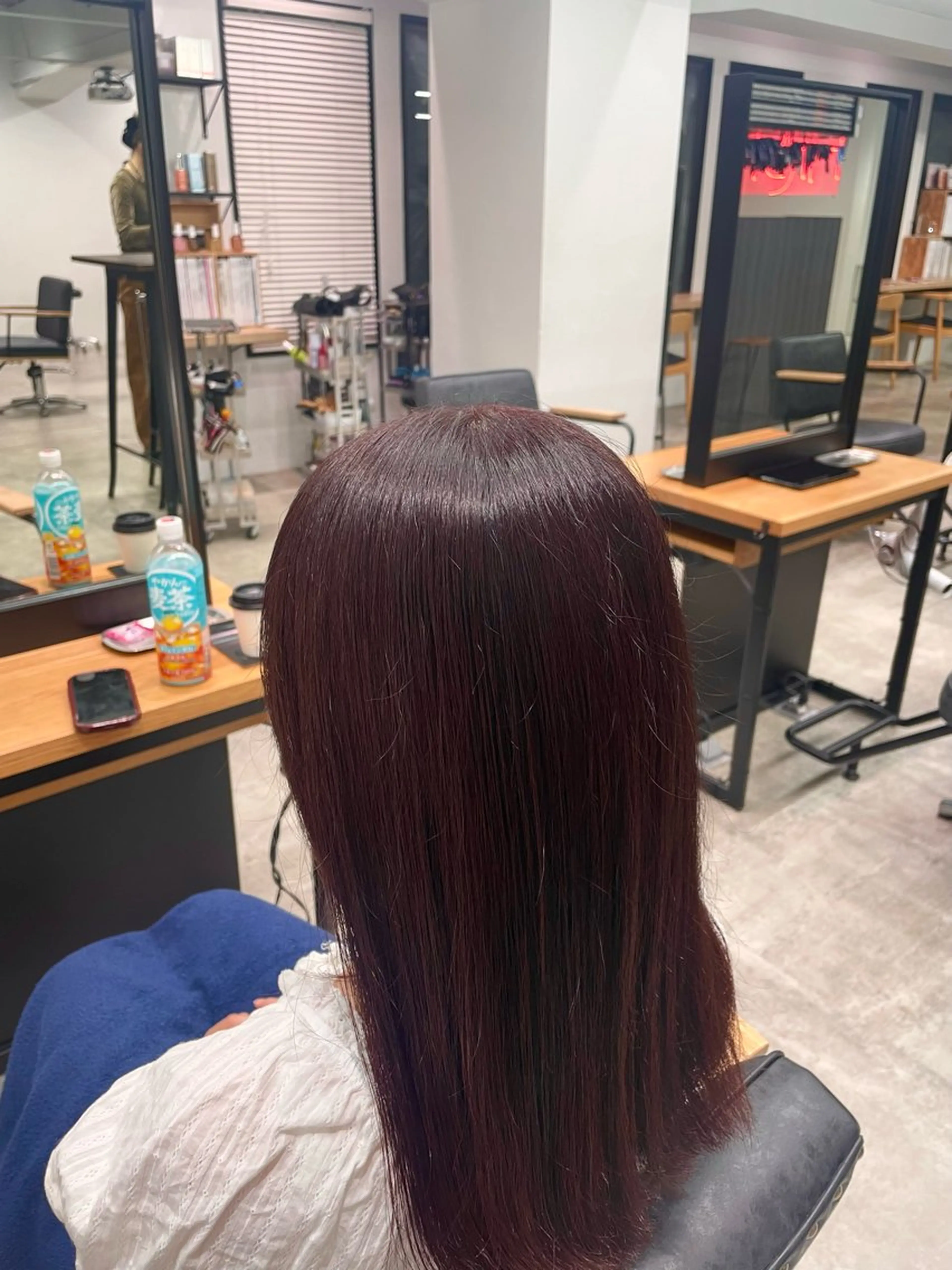 ブリーチなし❣️暖色color⸜❤️⸝ワンカラー練習モデル🐯の写真