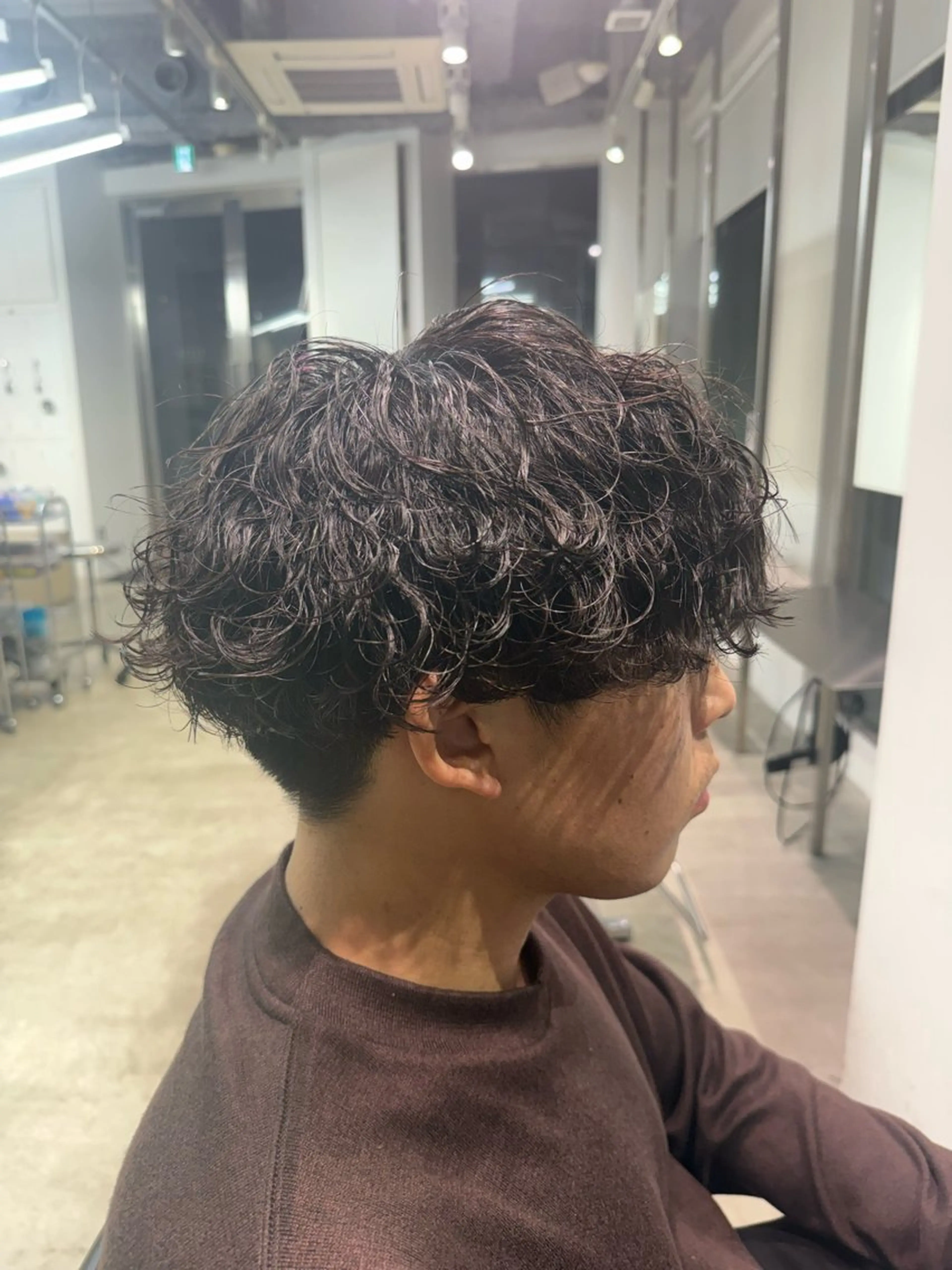 ショート パーマ メンズ カット パーマ fifth天神💥/ パーマ特化/浅井良汰のヘアスタイル