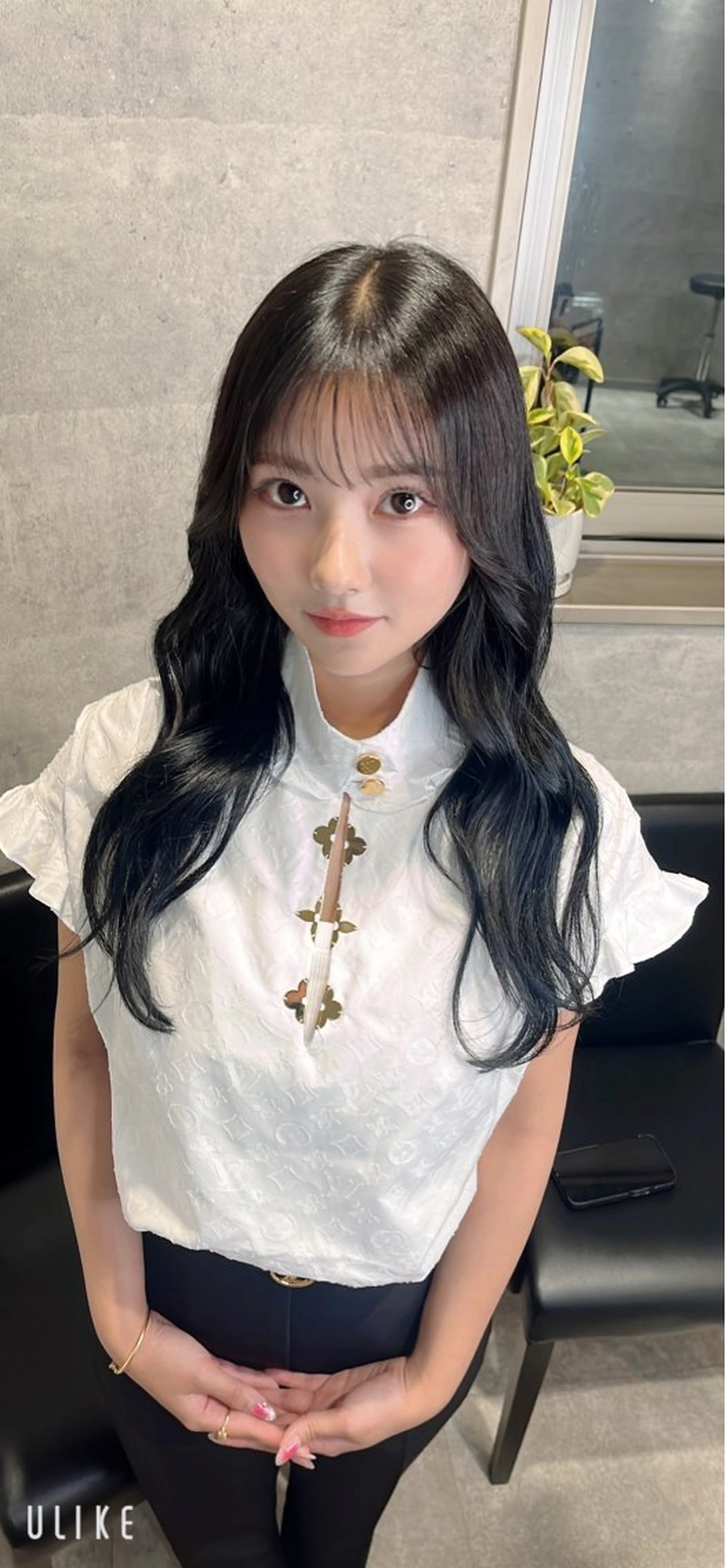 ロング カラー ダブルカラー 新宿のヘアスタイル