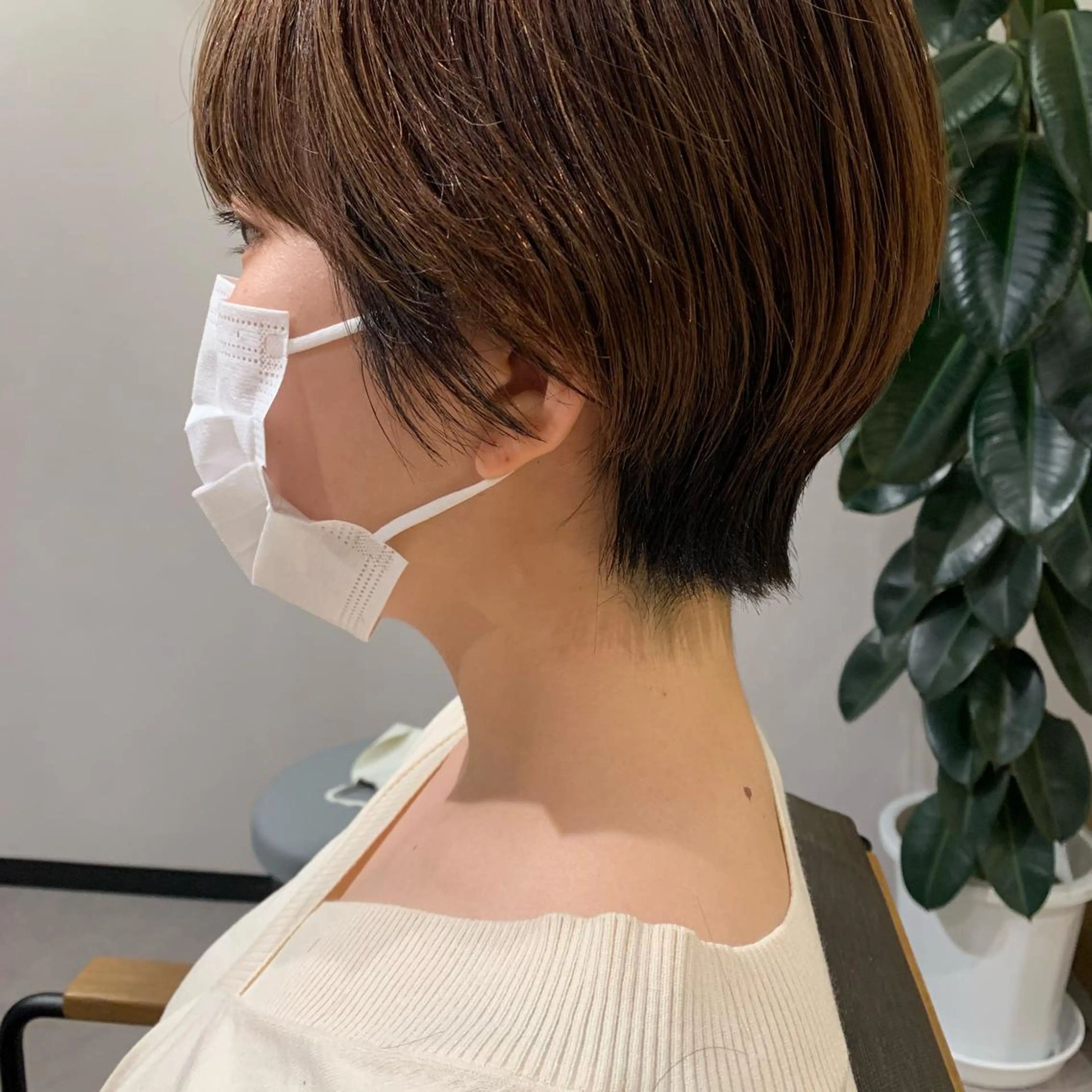 ショート ショートヘア カット 緑川 瑞穂のヘアスタイル