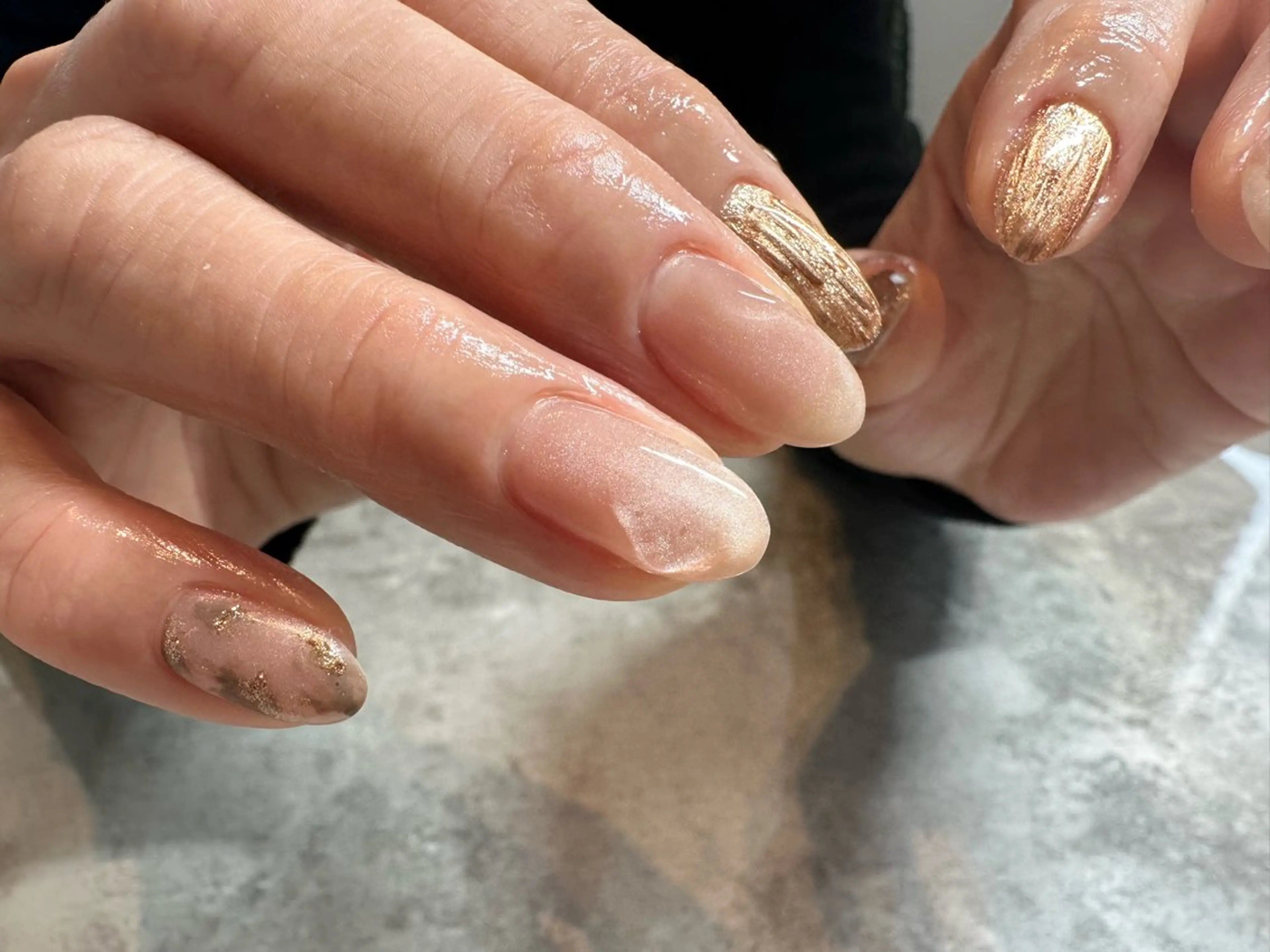 【ニュアンス定額Artネイルリピ】の写真