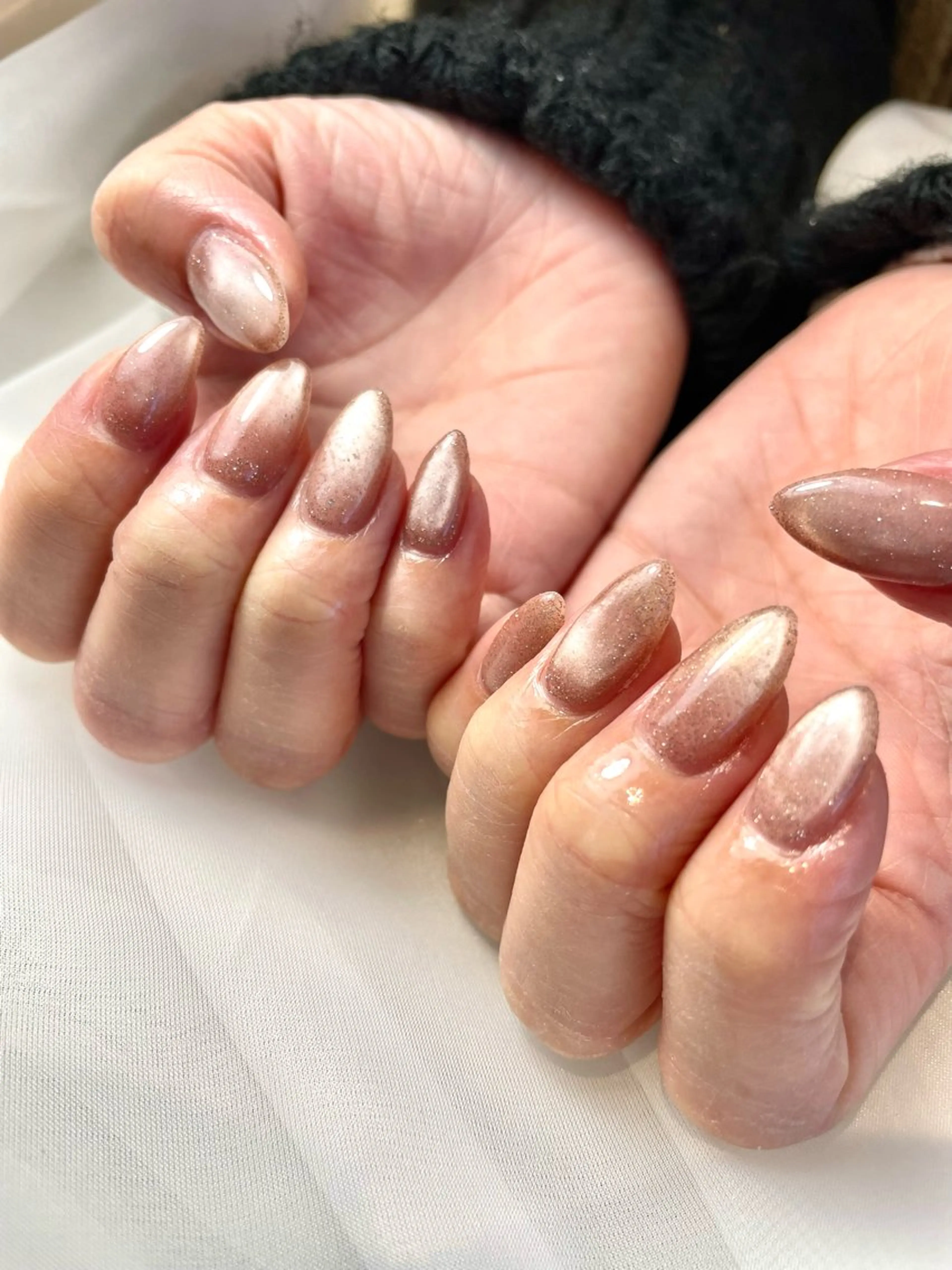 ネイル フラッシュネイル マグネットネイル ハンドネイル nail atelier Kのネイルデザイン