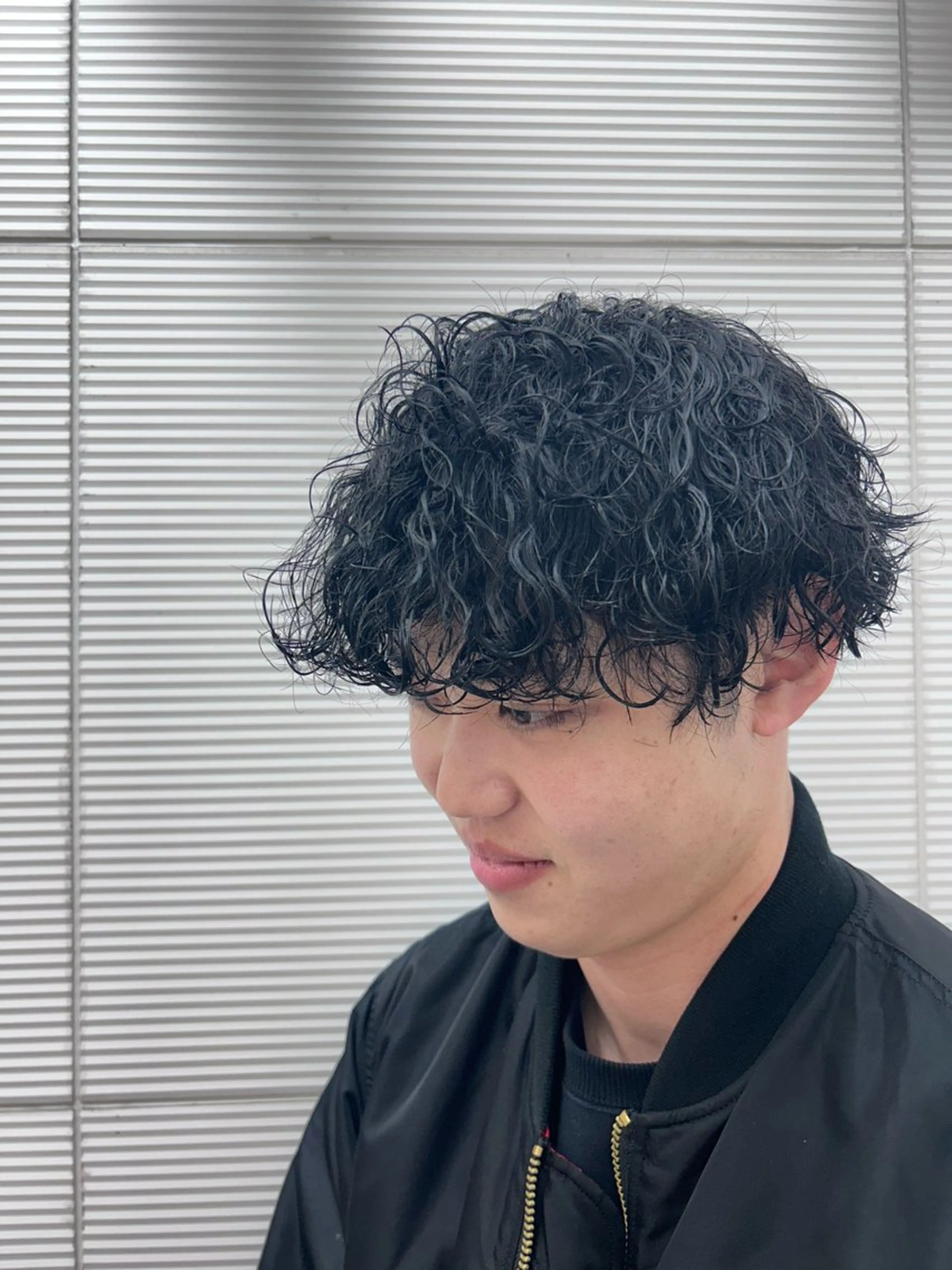 パーマ メンズ 毛流れパーマ/ Rukiaのヘアスタイル