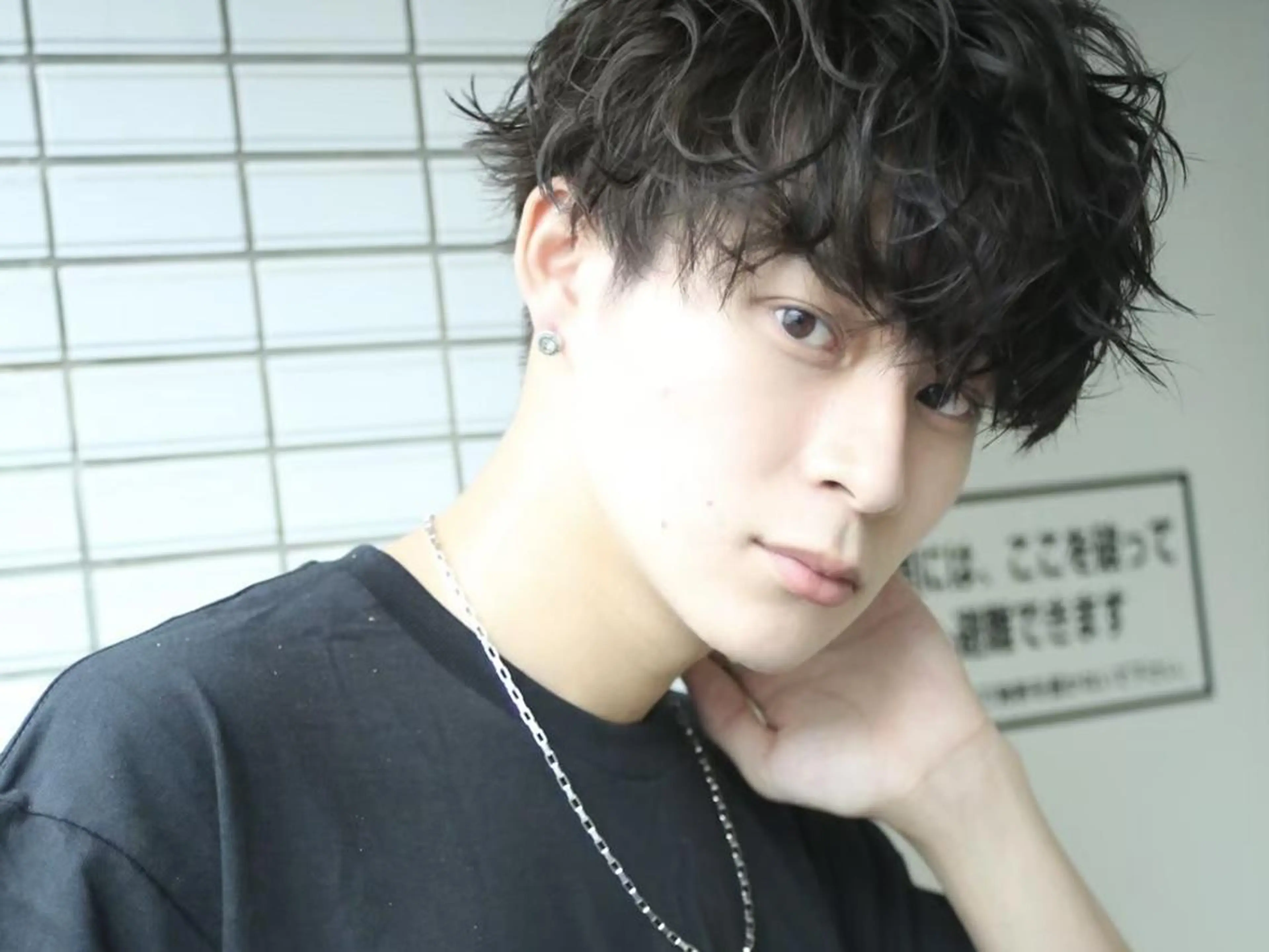 【メンズ】メンズカット+メンズナチュラルパーマの写真