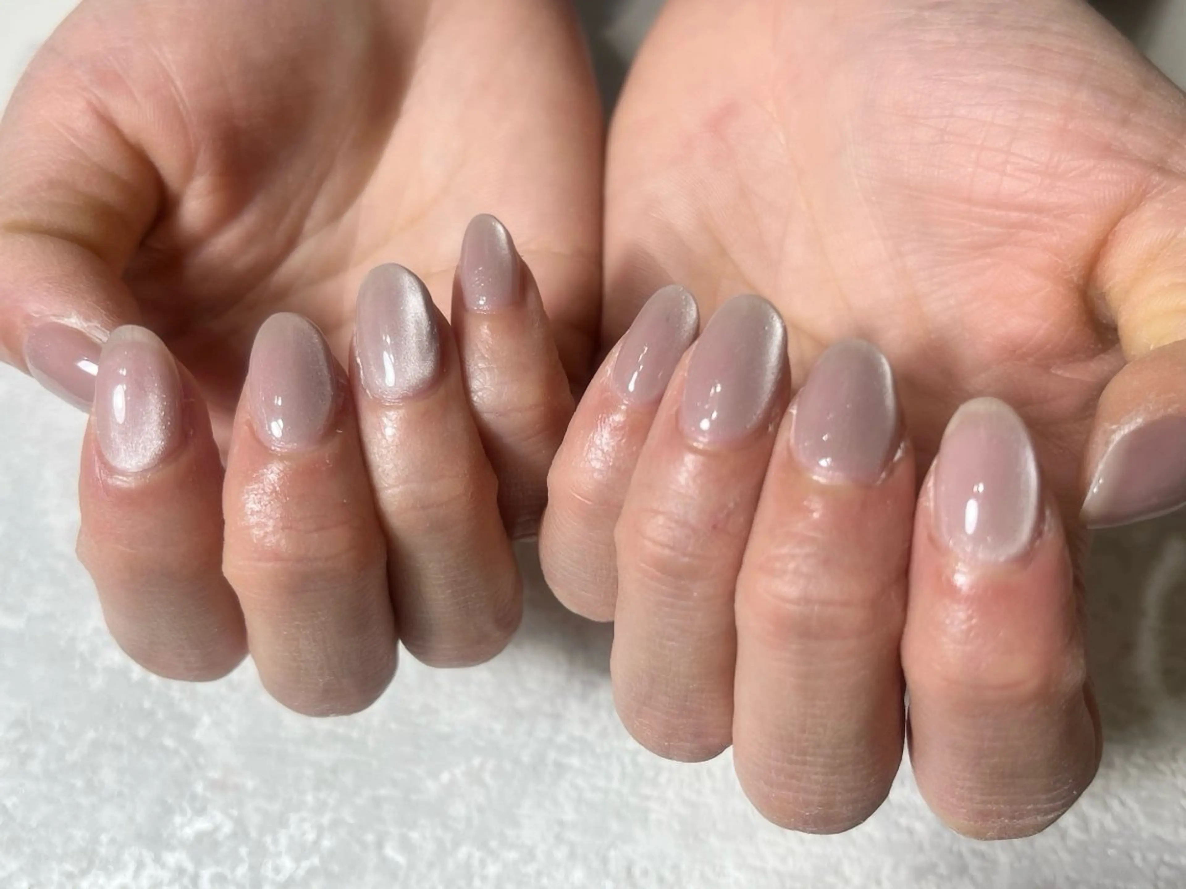 ネイル オーロラネイル フットネイル フレンチネイル ジェルネイル 韓国ネイル kikinail 溝の口のネイルデザイン