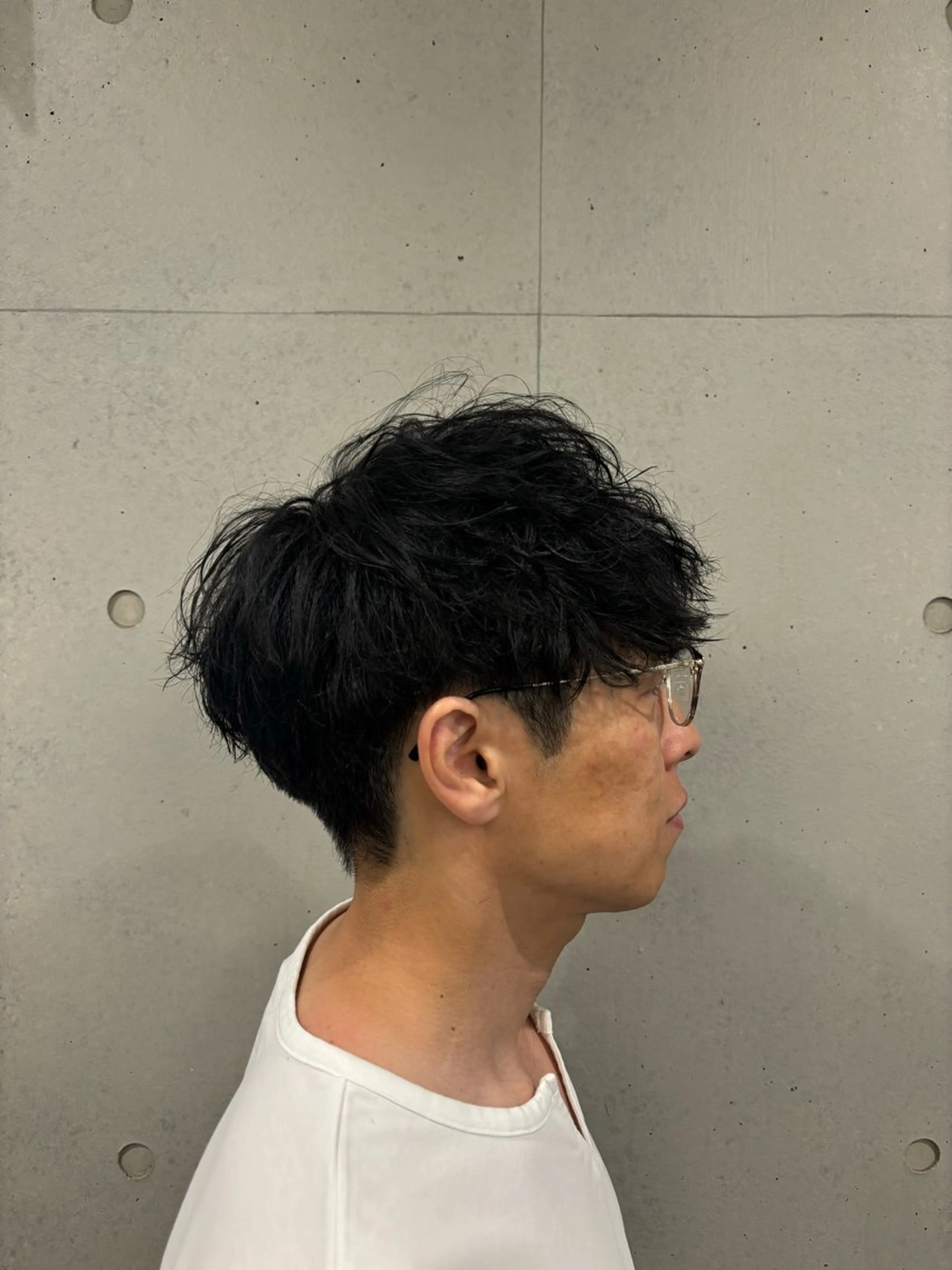 ショート パーマ メンズ カット パーマ メンズサロン/戸塚駅 東口3分/冨田大輝のヘアスタイル