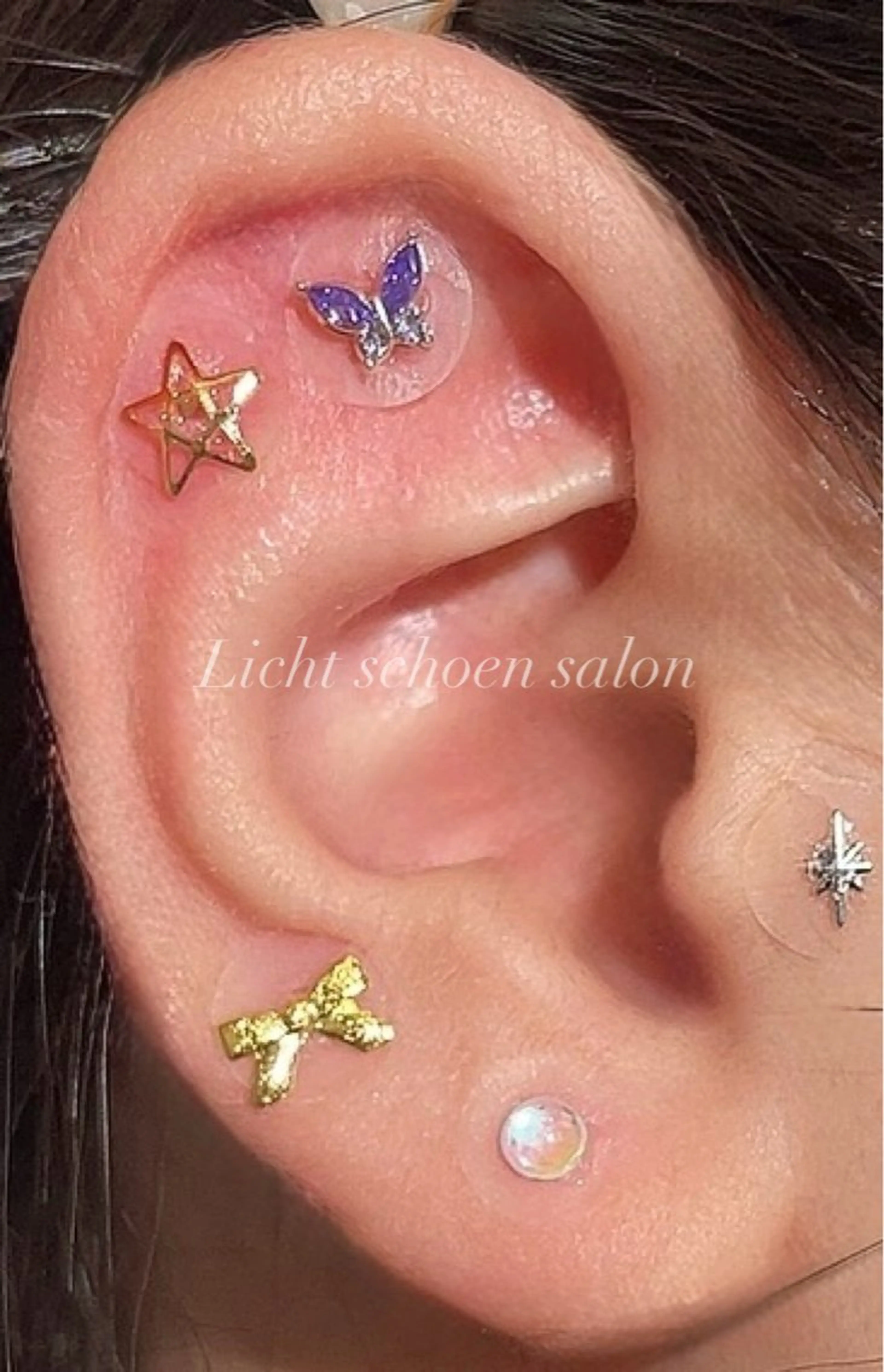 🤧花粉症・アレルギー💚耳つぼジュエリー👂💎￥1500~✨️の写真