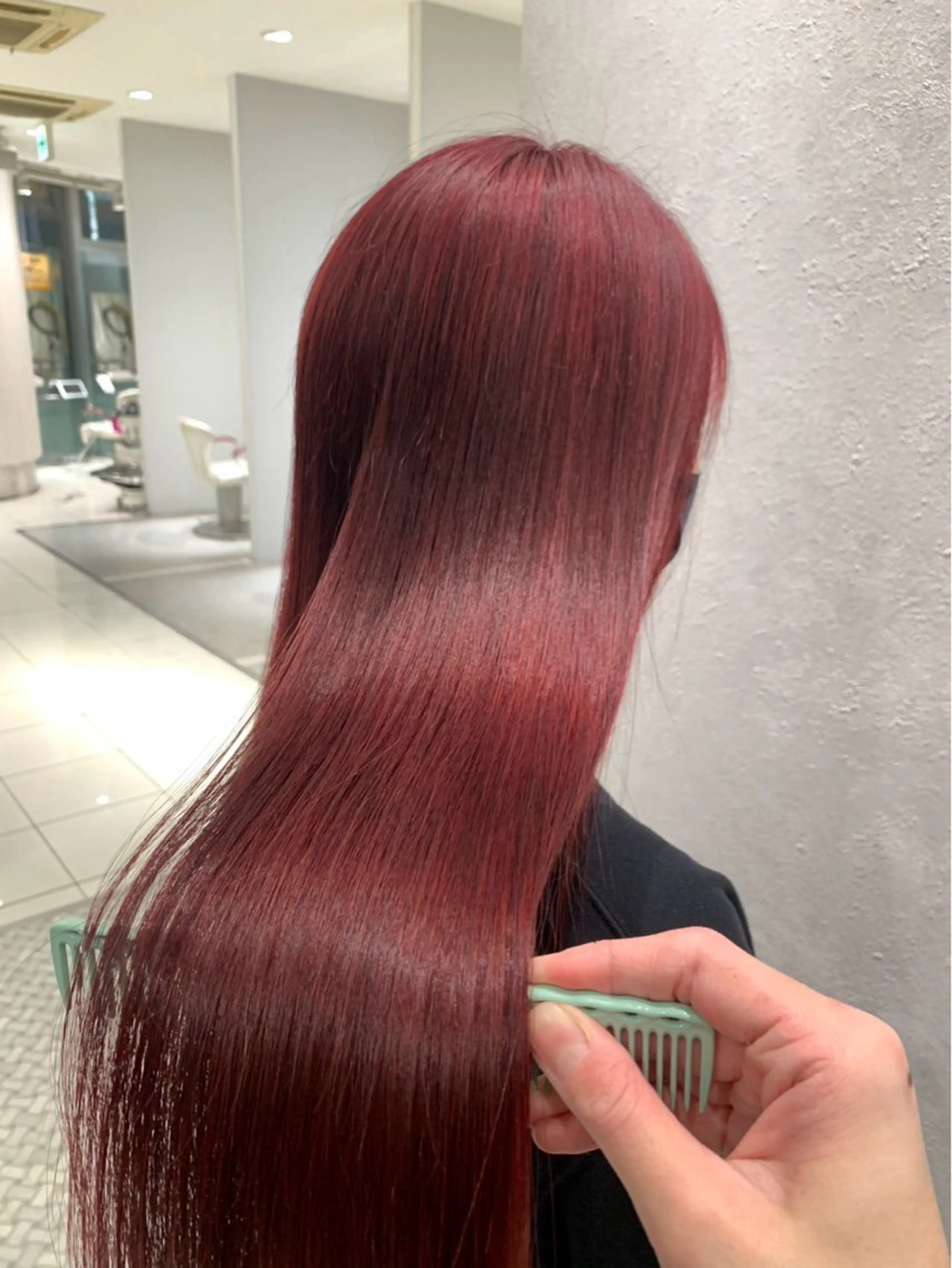 ロング カラー ヘアカラー 木村 優奈/縮毛矯正/艶髪のヘアスタイル