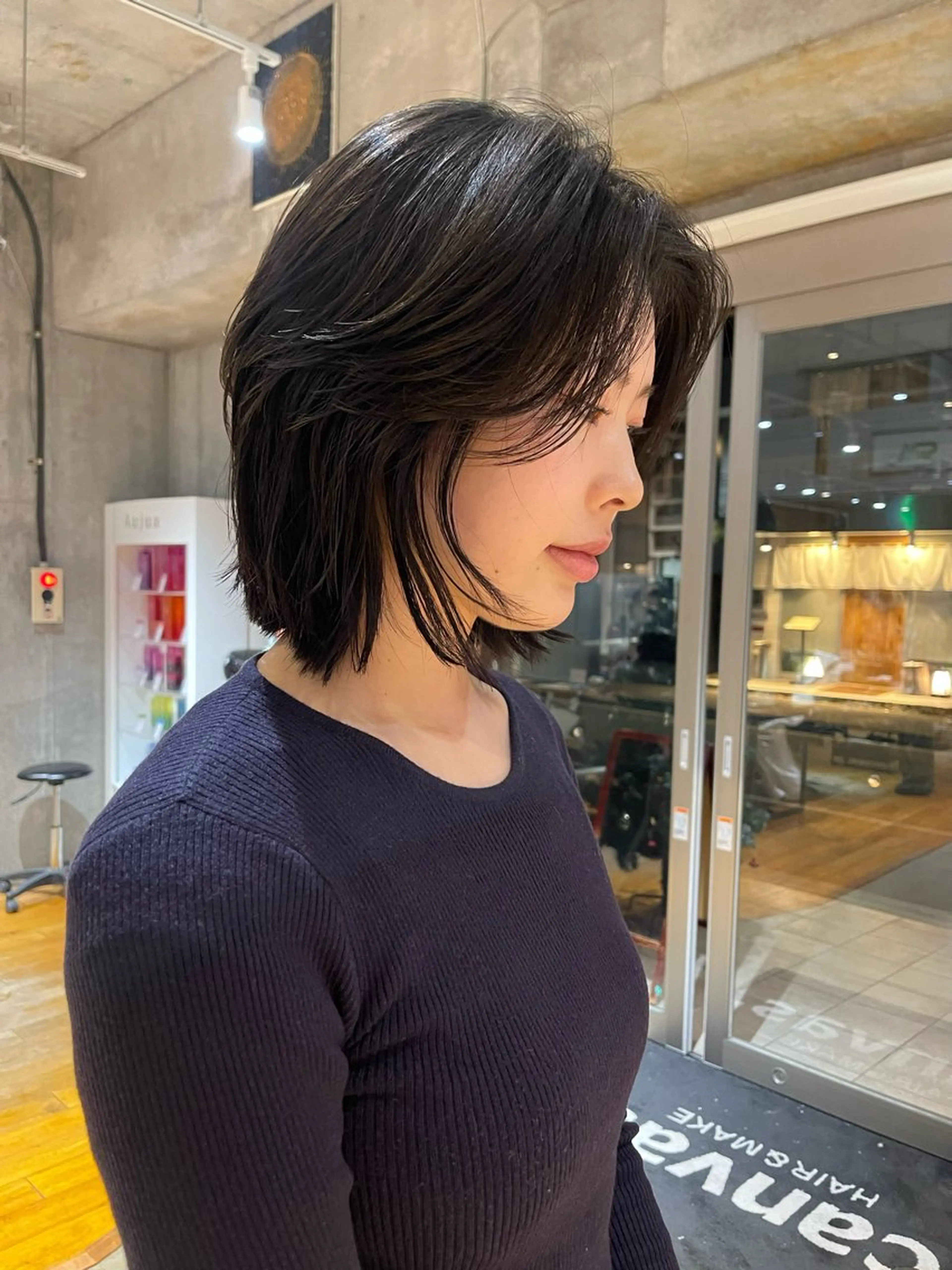 ショート カット トリートメント 🫧うる艶レイヤー /グレージュ🪐リサのヘアスタイル