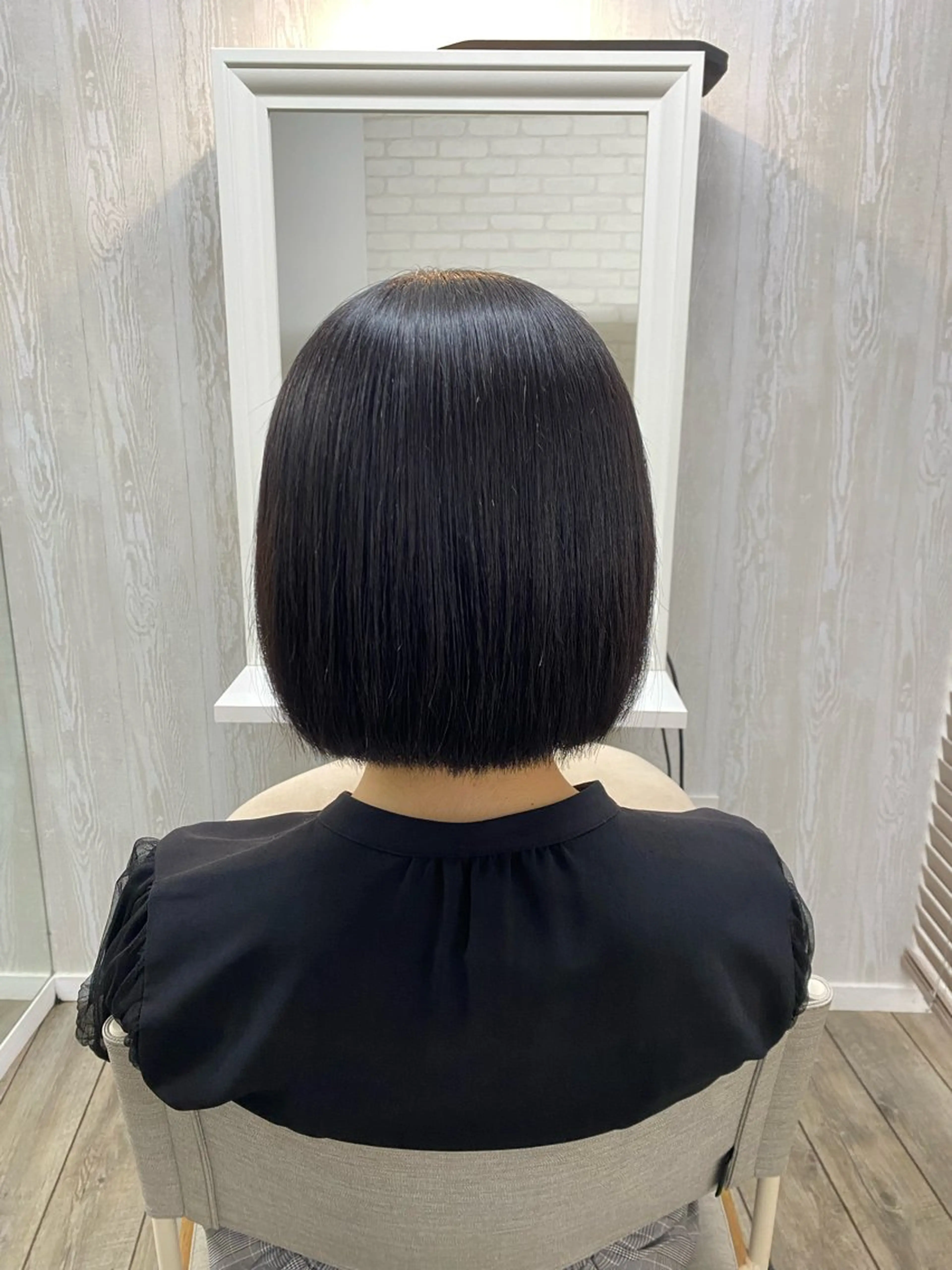 ショート カット 縮毛矯正 トリートメント THETAふじみ野 野宮のヘアスタイル