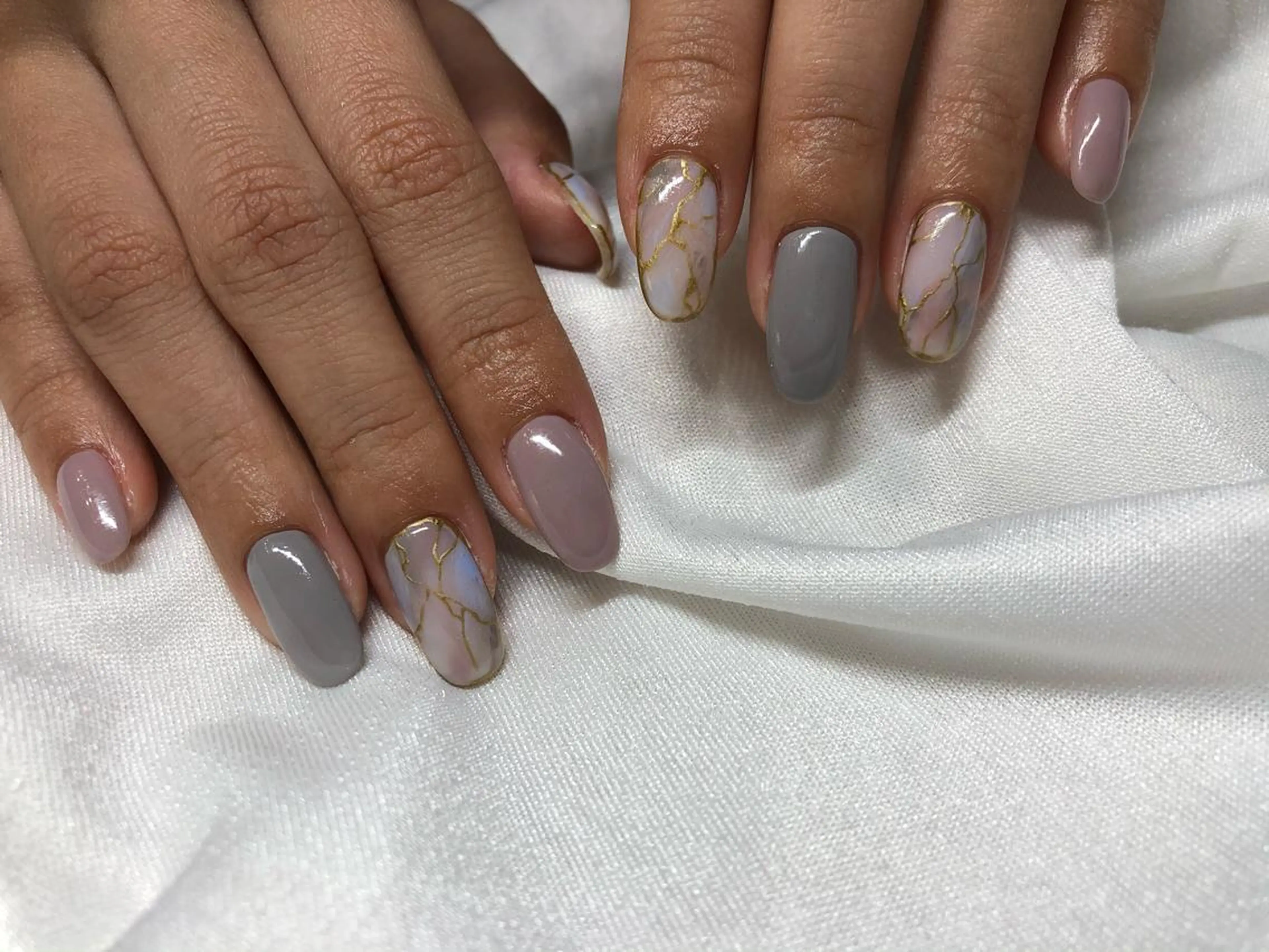 ネイル 持ち込み ハンドネイル パラあり！フィルイン 美フォルムのネイルデザイン