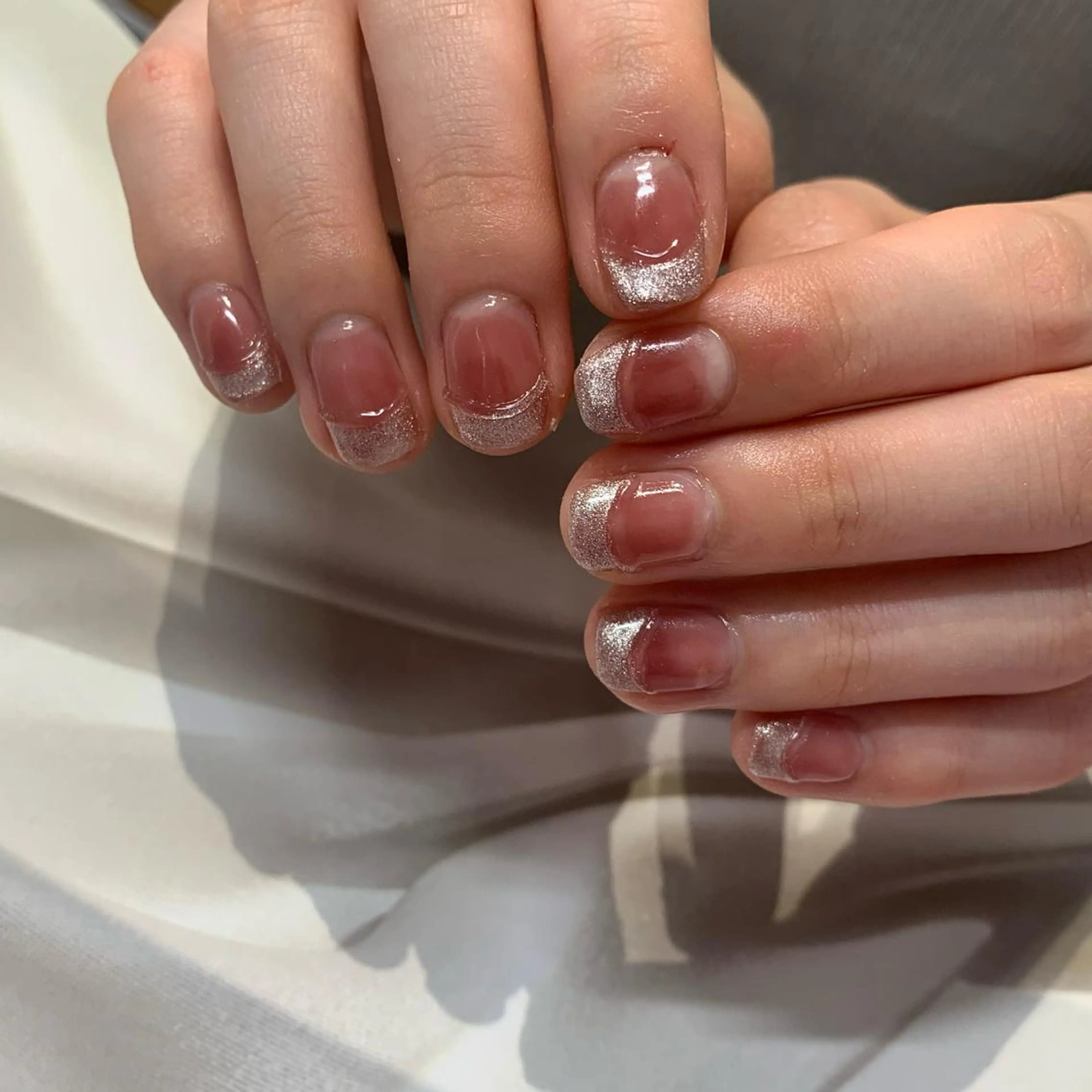 ネイル フレンチネイル マキノ ユイのネイルデザイン