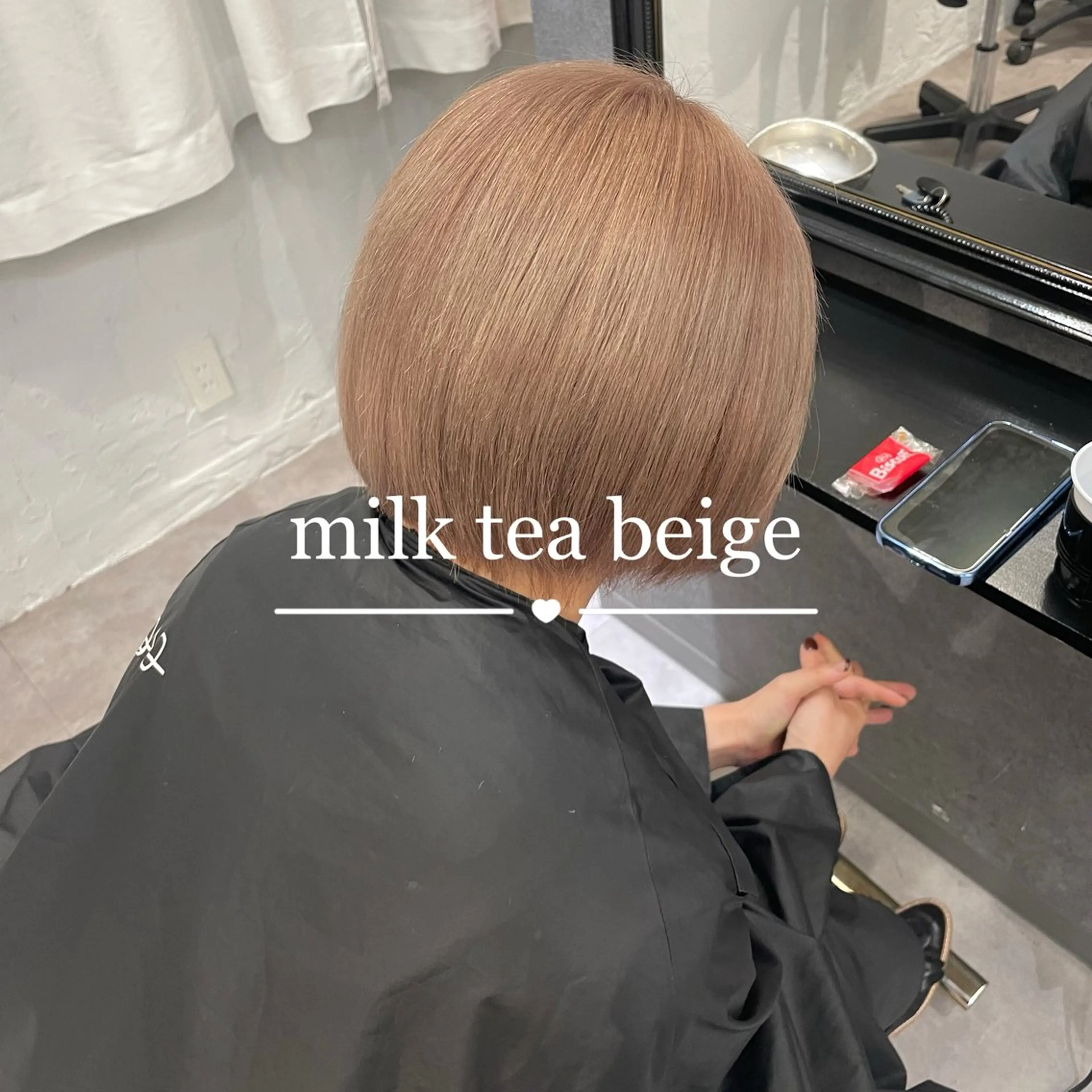 カラー ブリーチ ケアブリーチ 心斎橋/ハイトーン/ airi⠀のヘアスタイル