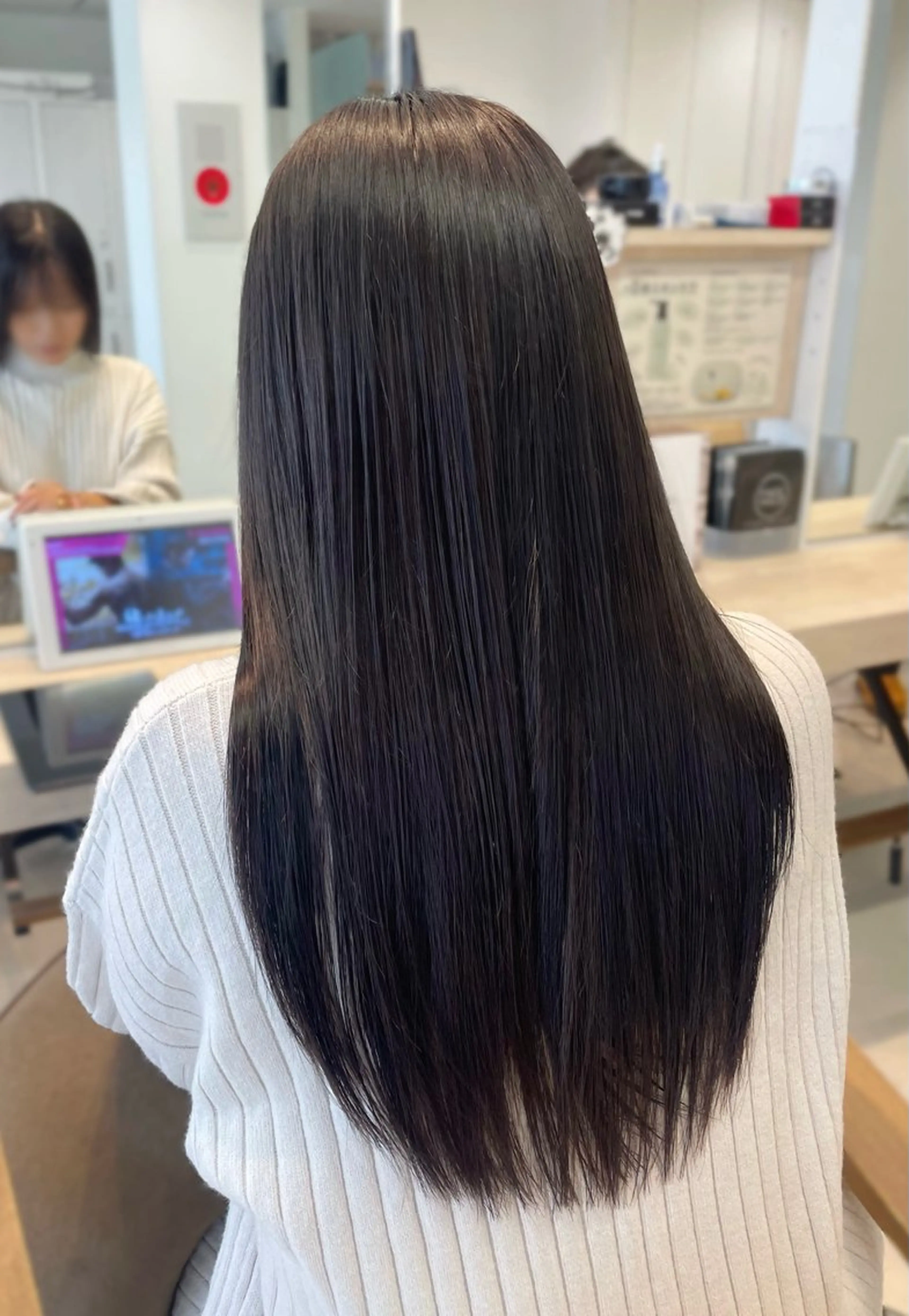 ロング カット ヘアカラー トリートメント かずや🍀/髪質改善 /艶髪カラー/眉毛のヘアスタイル