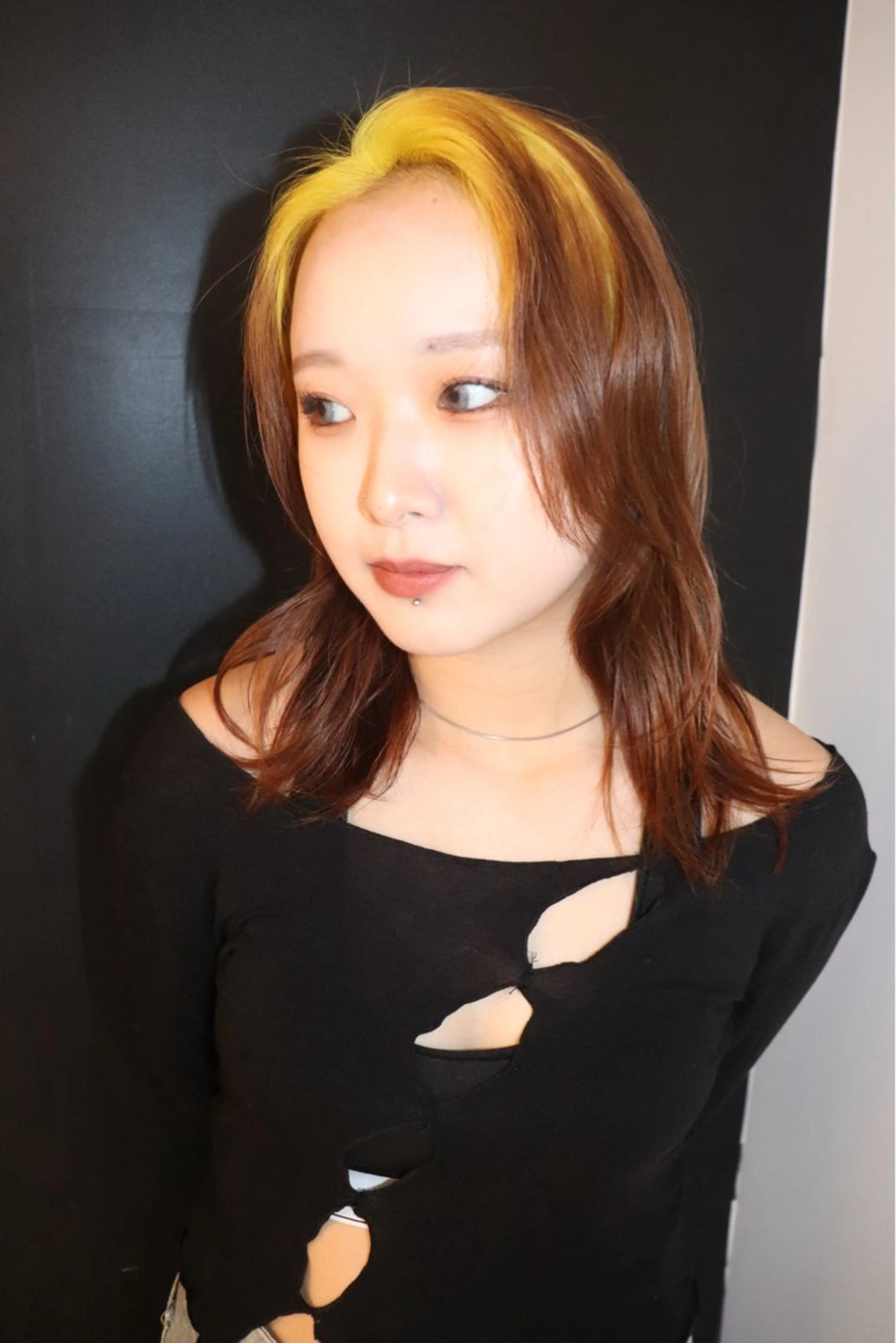 ロング カラー ヘアアレンジ ヘアカラー @kyoniyy KYONIのヘアスタイル