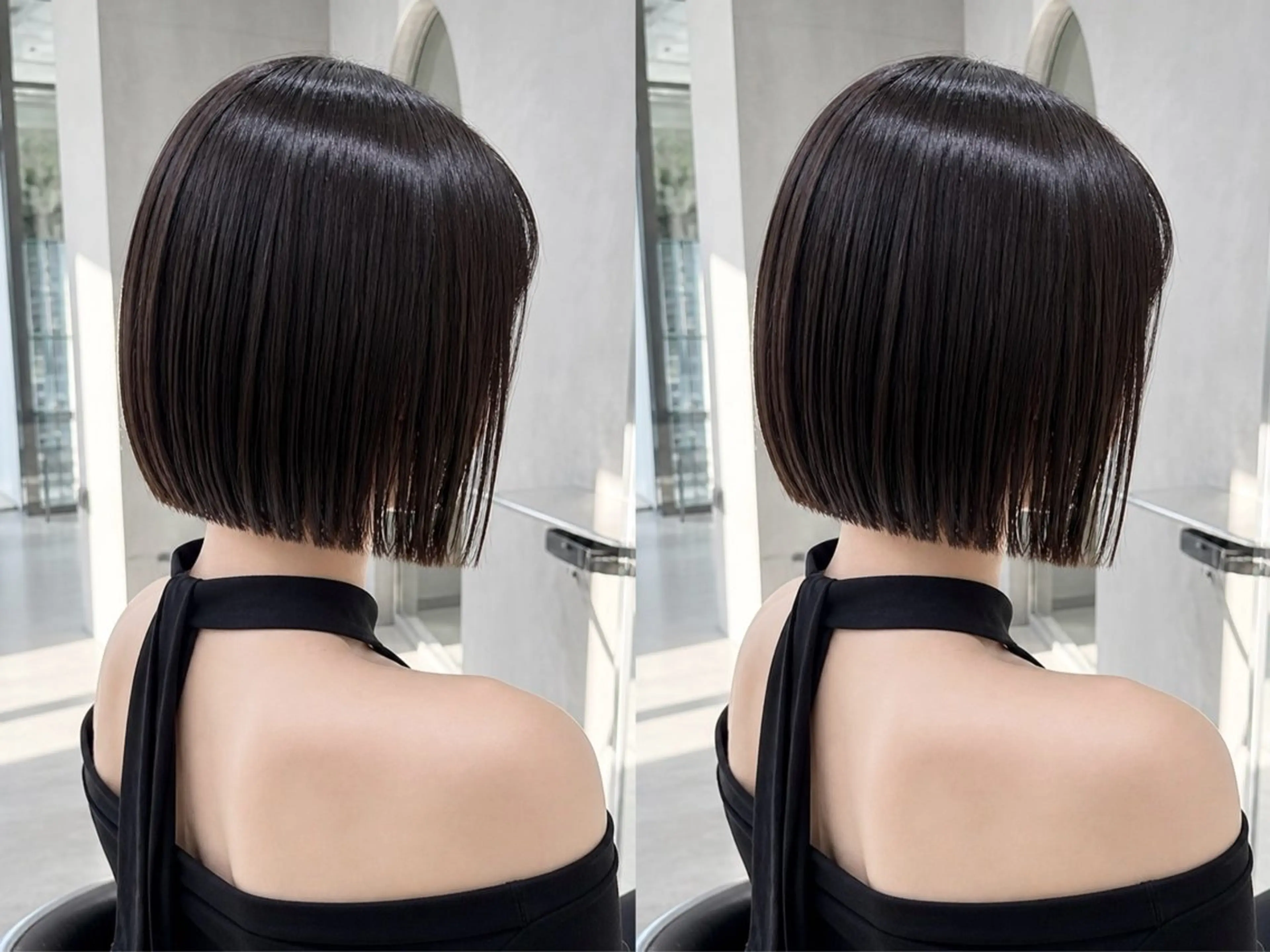 ショート ボブ カット 縮毛矯正 トリートメント ショート/縮毛矯正 虎白のヘアスタイル