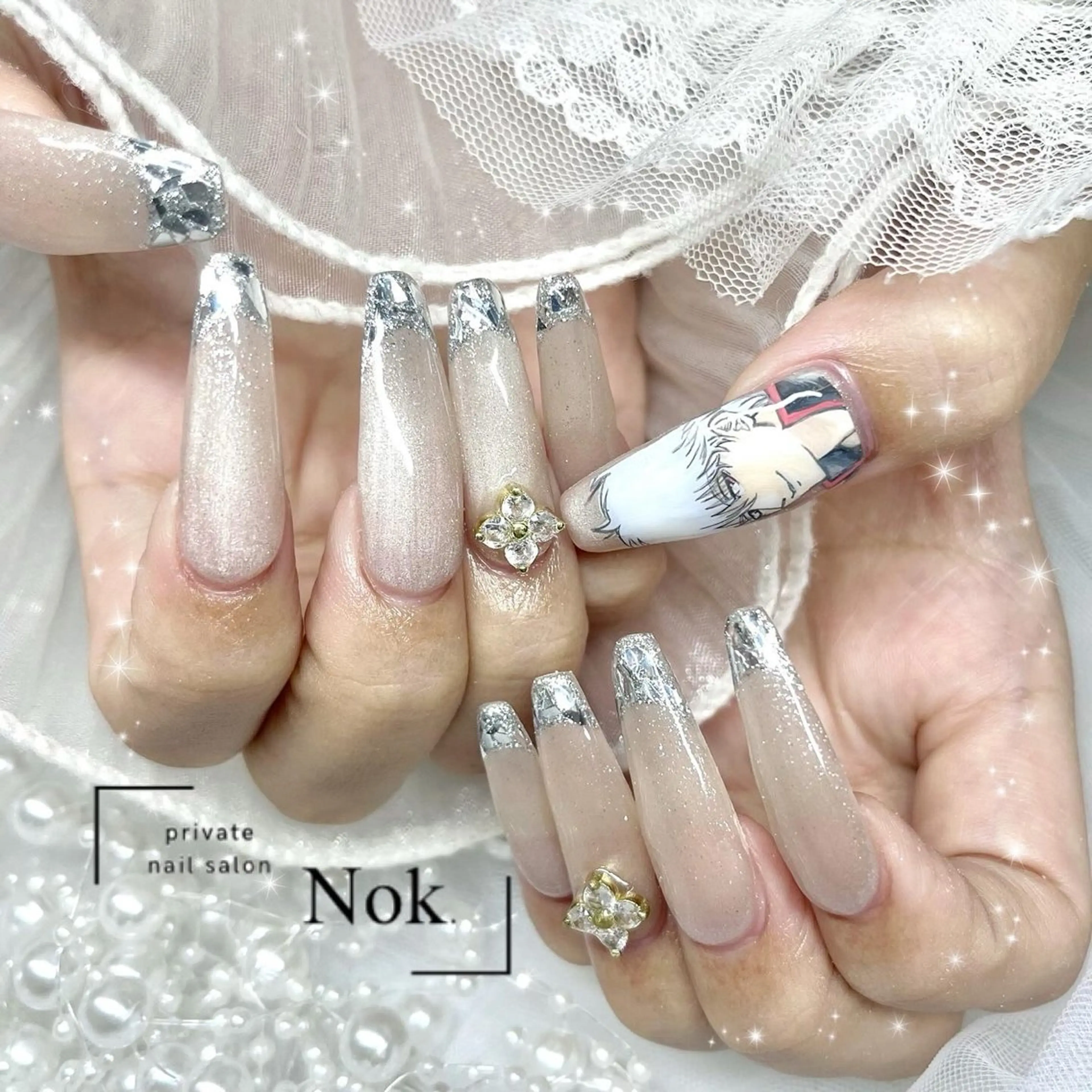 ネイル ハンドネイル 池袋痛ネイル Nok. 渡辺のネイルデザイン