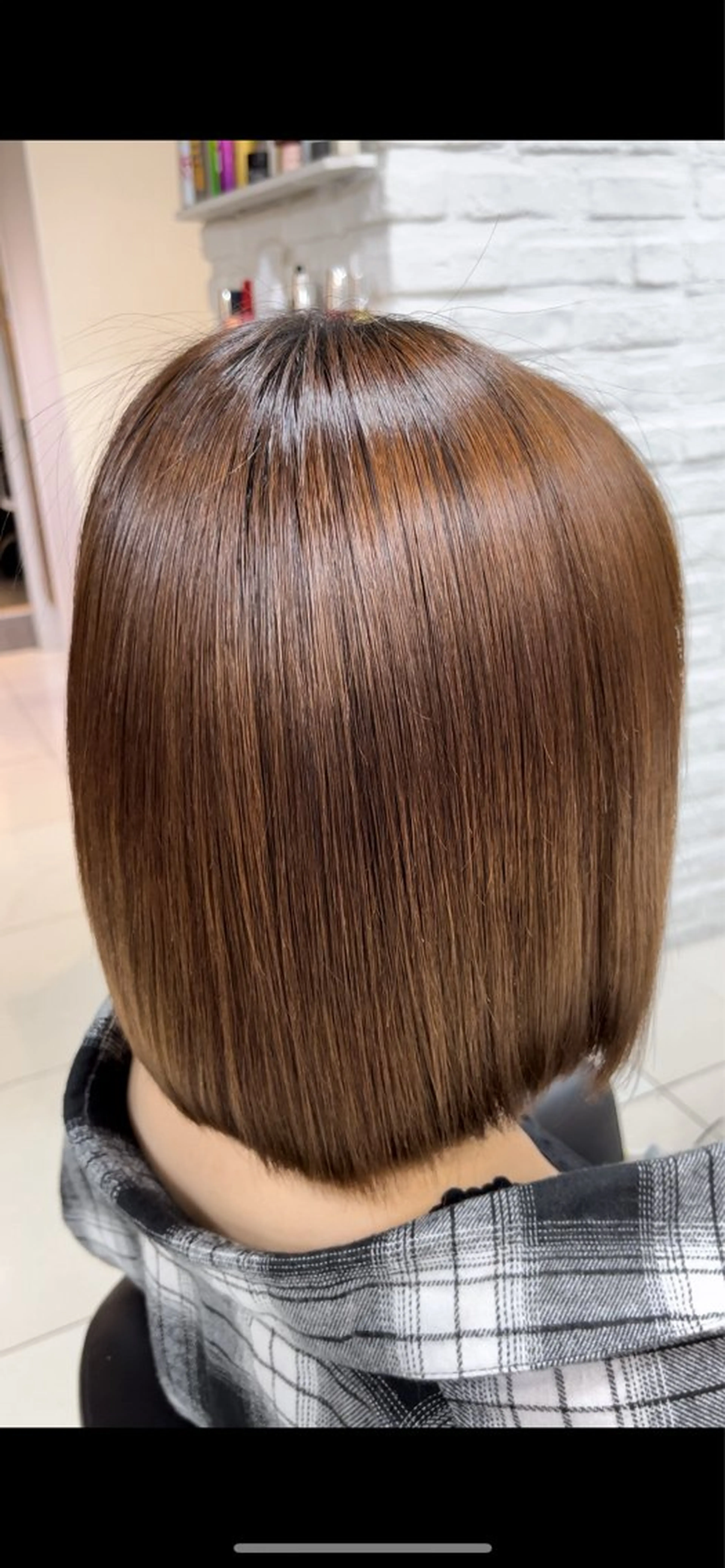 ミディアム カラー カット トリートメント 縮毛矯正指名No.1 艶カラー/SHIMAのヘアスタイル