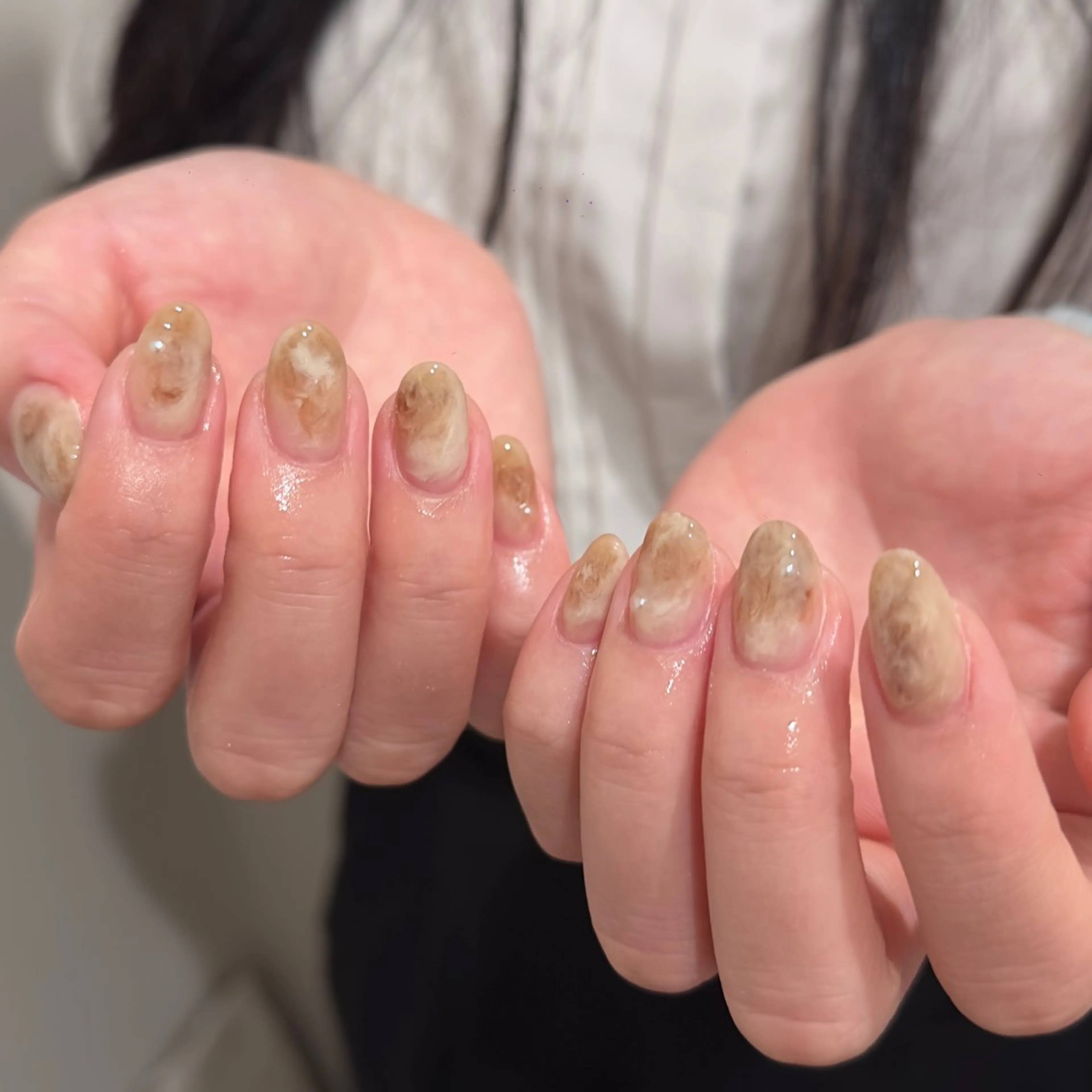 ネイル ハンドネイル 🎀 Hiyubi._.nail 🫧所属・🎀フェイ フェイ🫧💗のネイルデザイン