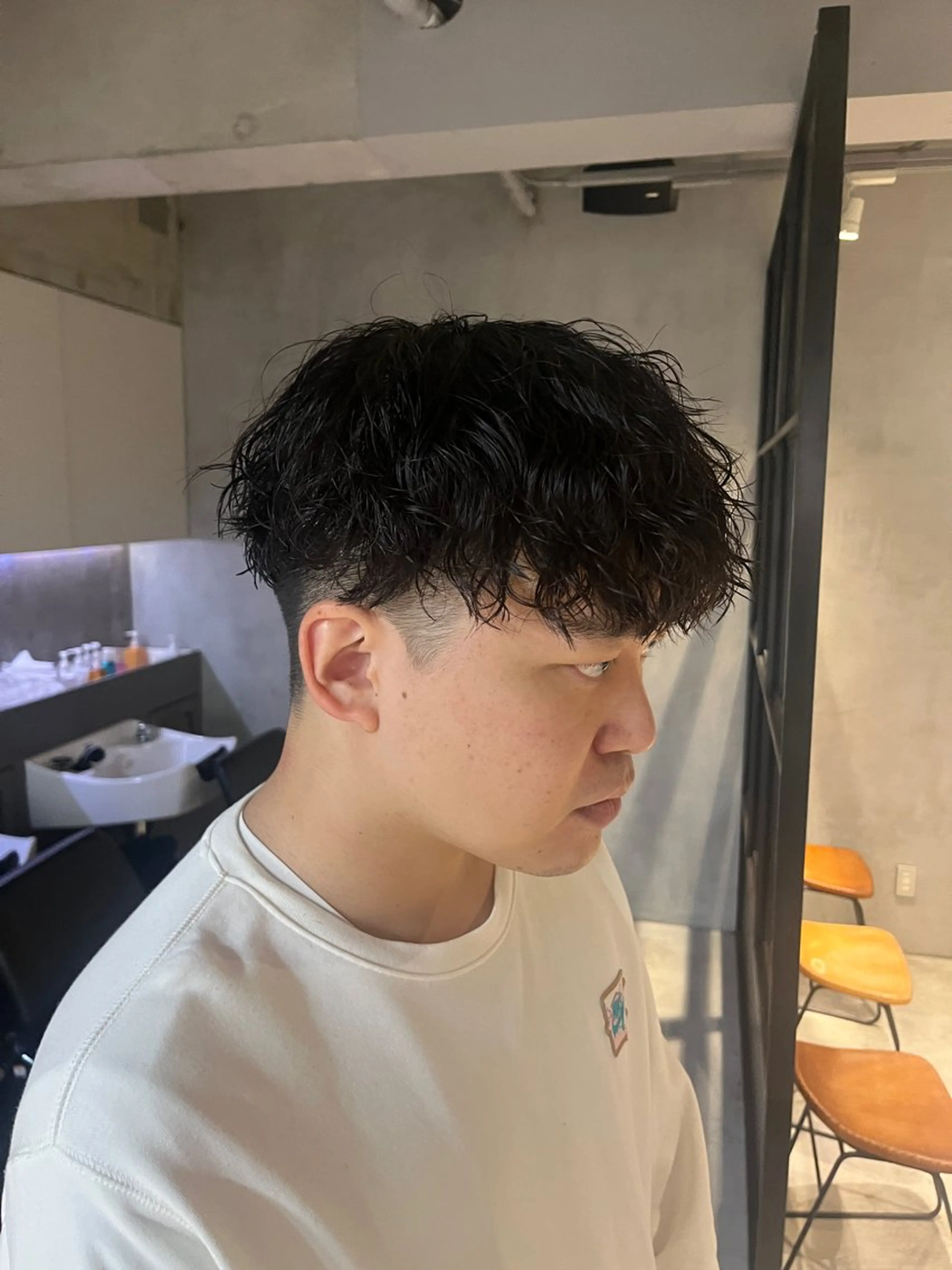 ショート パーマ パーマ ちせ/ 透明感カラー /調布˚ 🦢₊✧のヘアスタイル