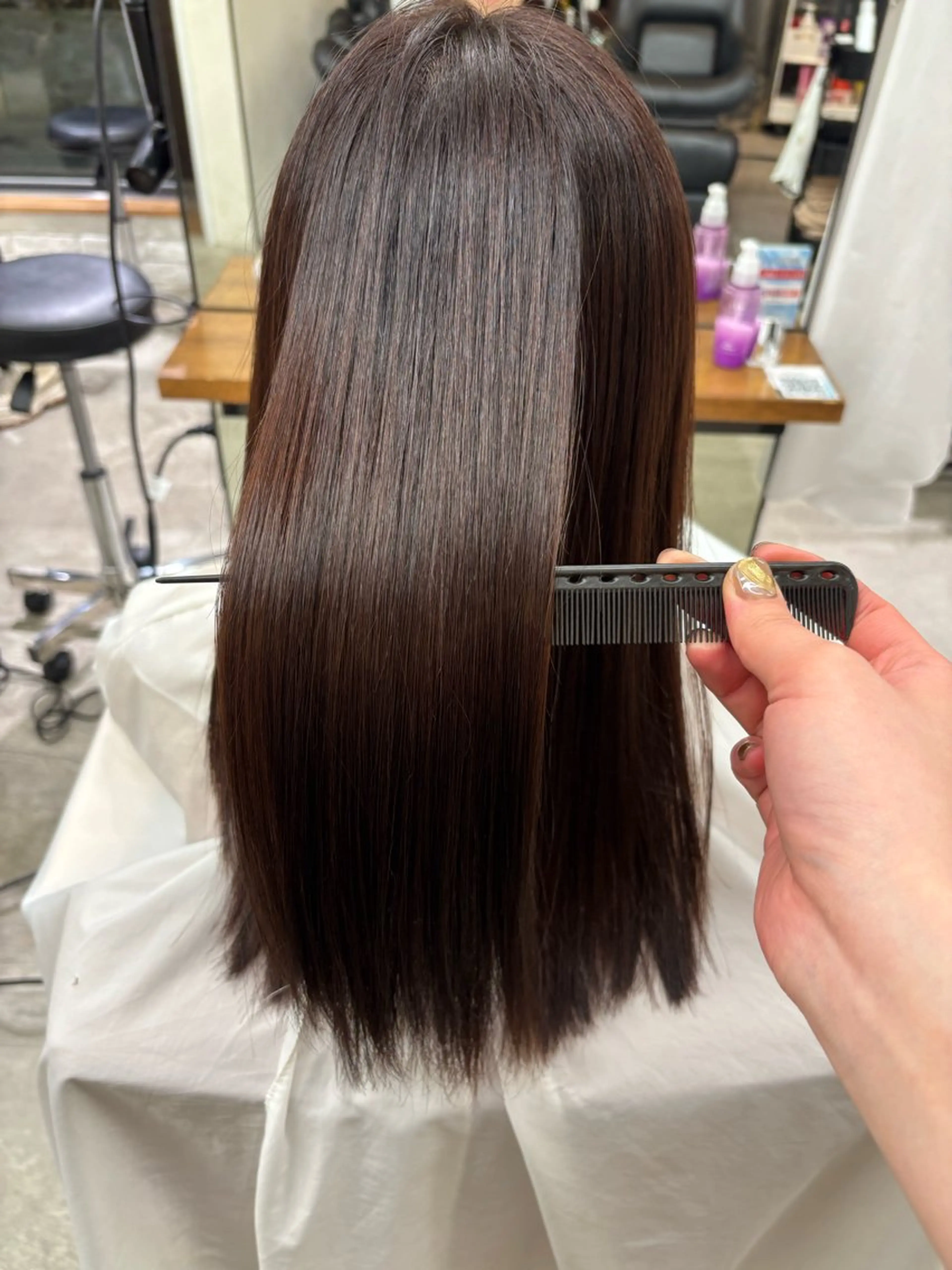 セミロング 縮毛矯正 トリートメント 𝐚𝐲𝐚𝐧𝐞 /美髪/縮毛矯正のヘアスタイル