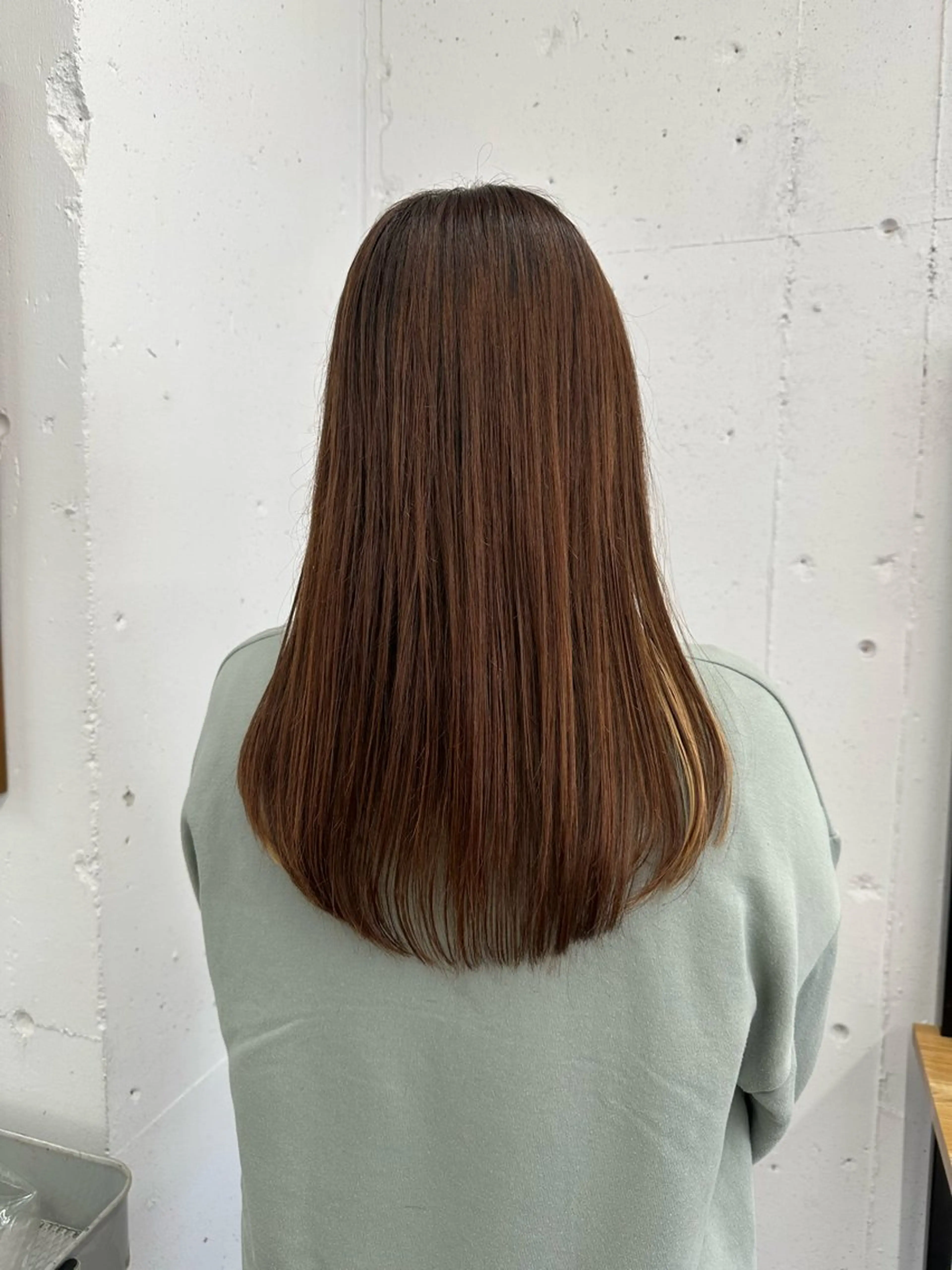 ロング ロングレイヤー レイヤーカット ロング 増田 百花のヘアスタイル