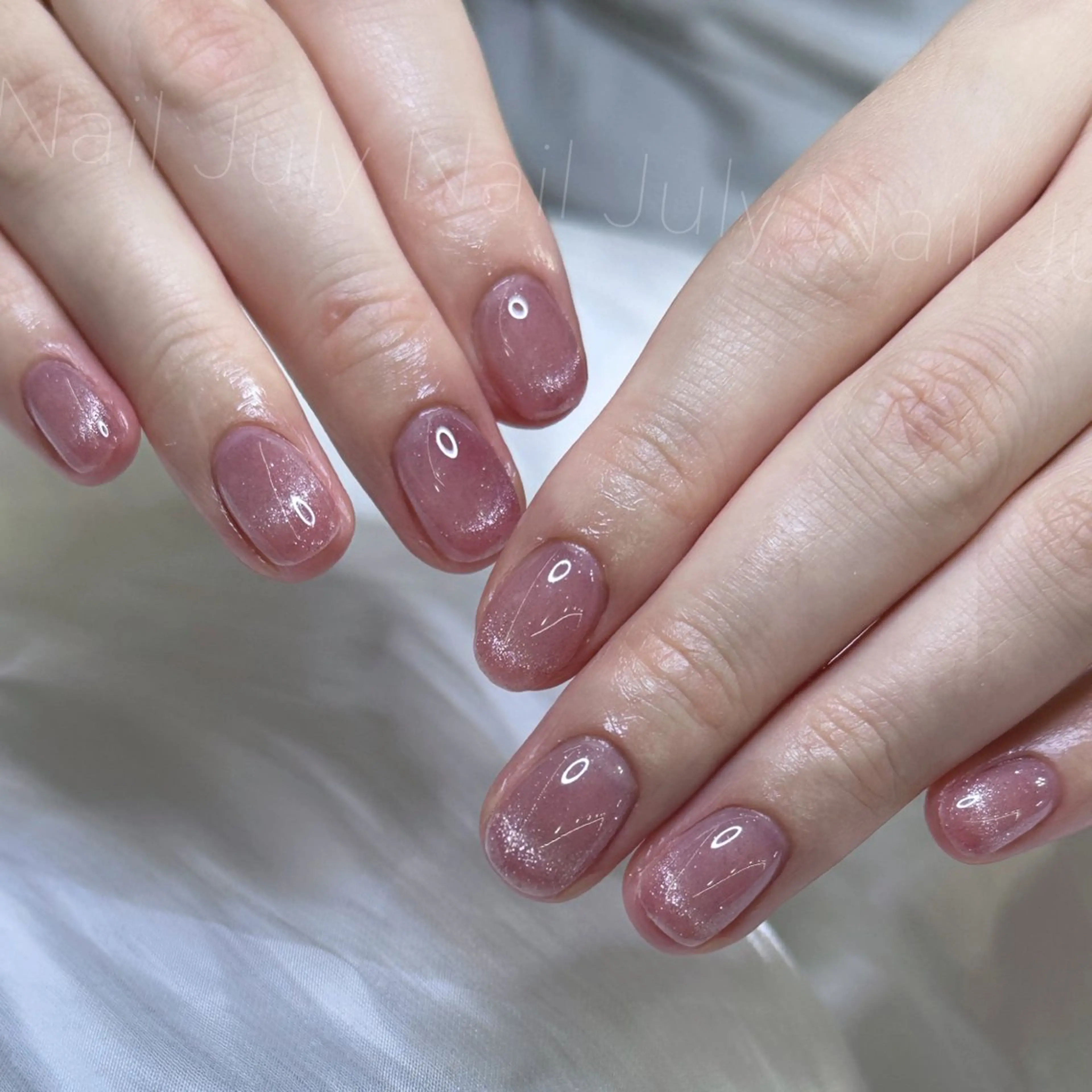 ネイル フレンチネイル マグネットネイル July Nailのネイルデザイン