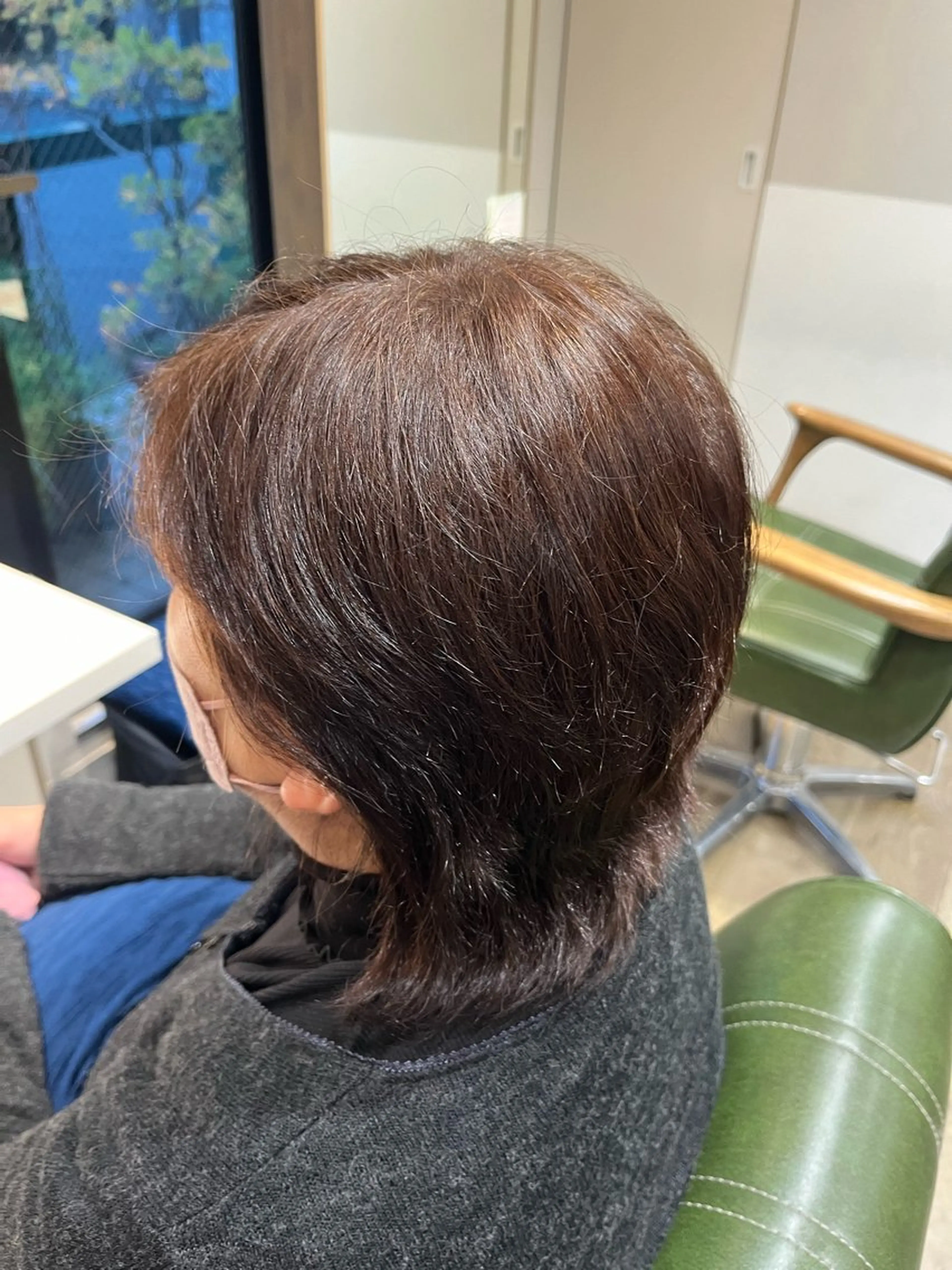 ショート カラー ブラウンカラー ナチュラルブラウン 小鴨 美佳のヘアスタイル