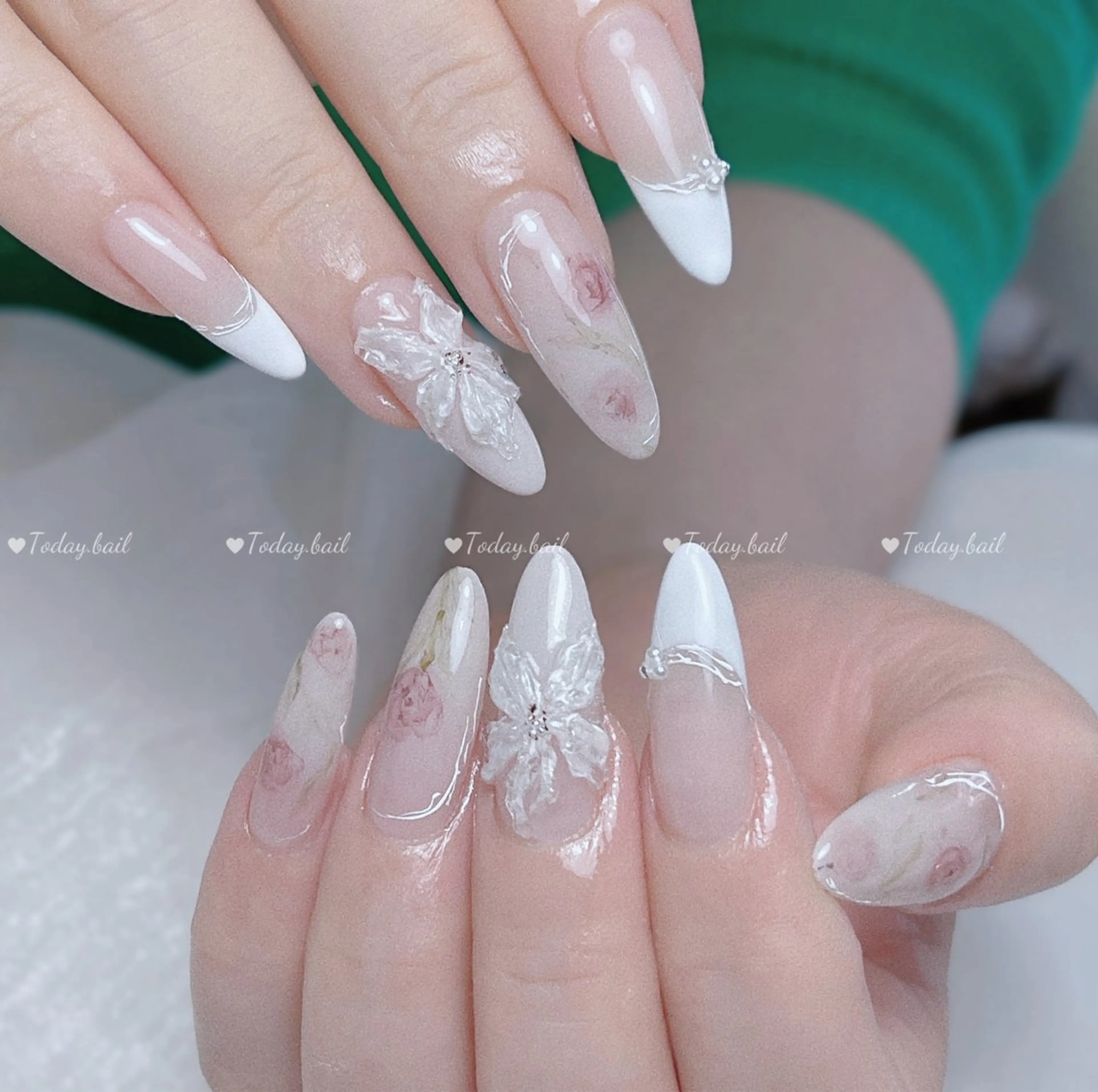 ネイル ハンドネイル 🎀Today nail💅のネイルデザイン