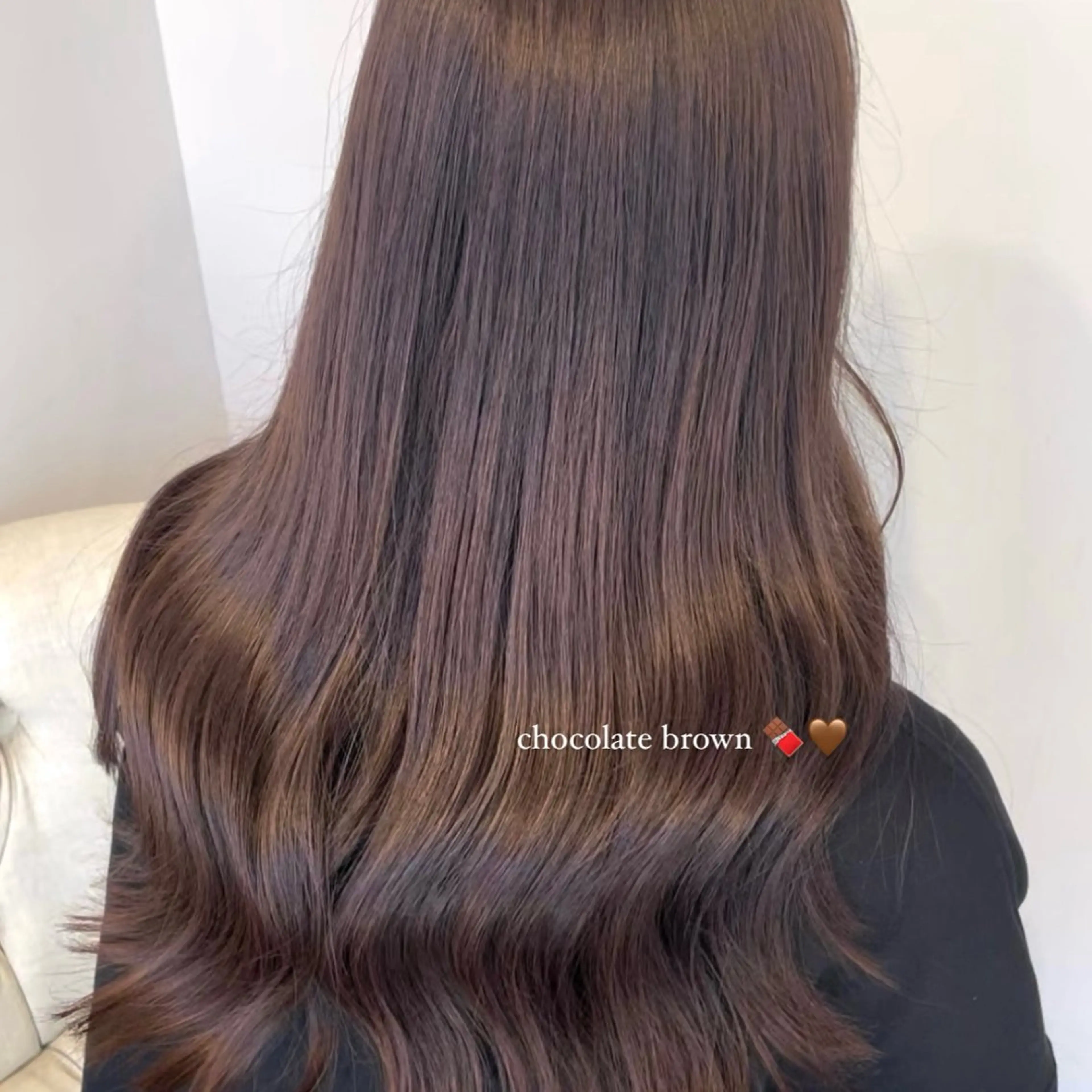 ロング レイヤー🩵ミルク ティーカラー/Miuのヘアスタイル