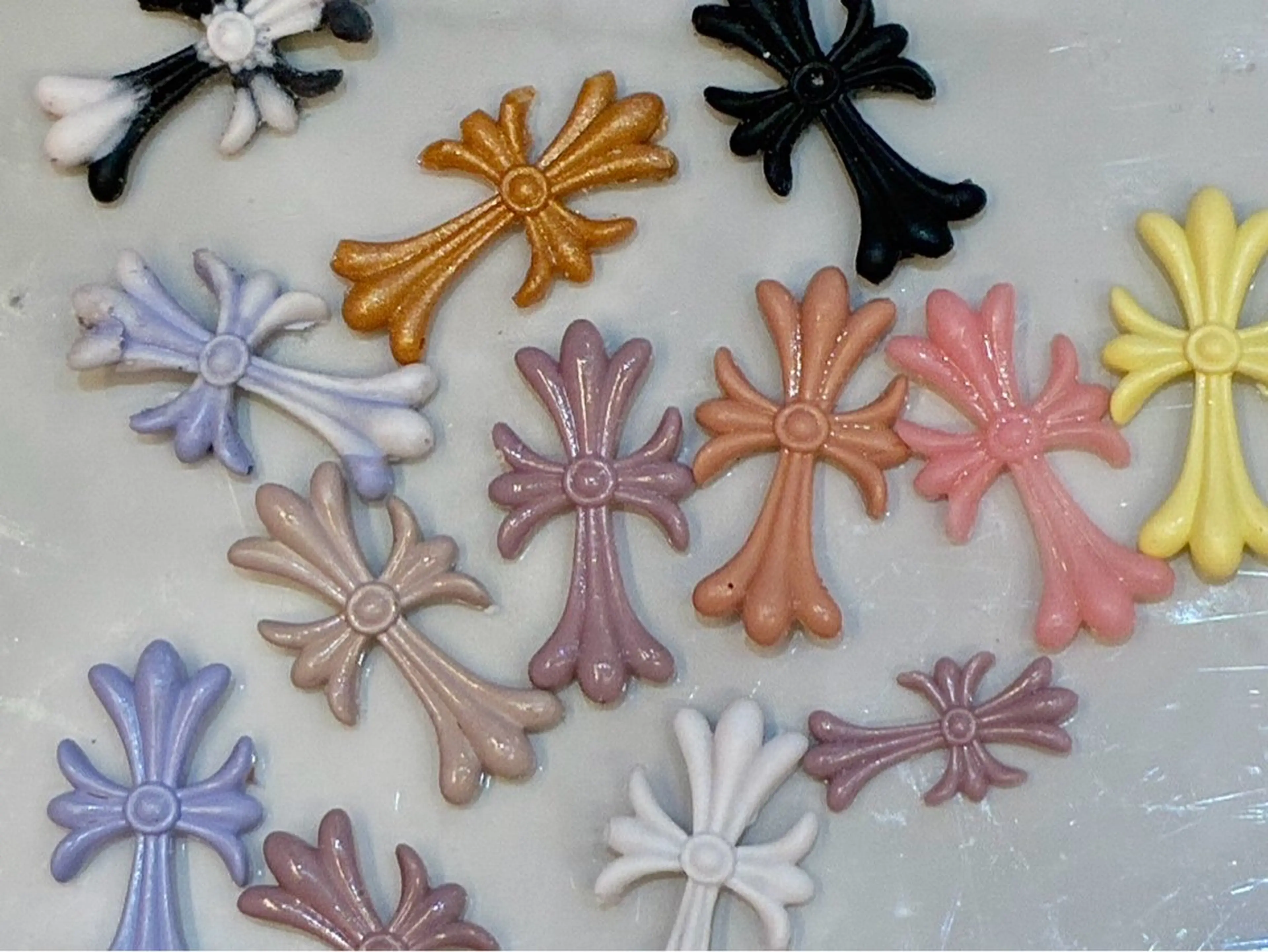 【オフなし】クロムパーツ4つ付きワンカラー¥8800の写真