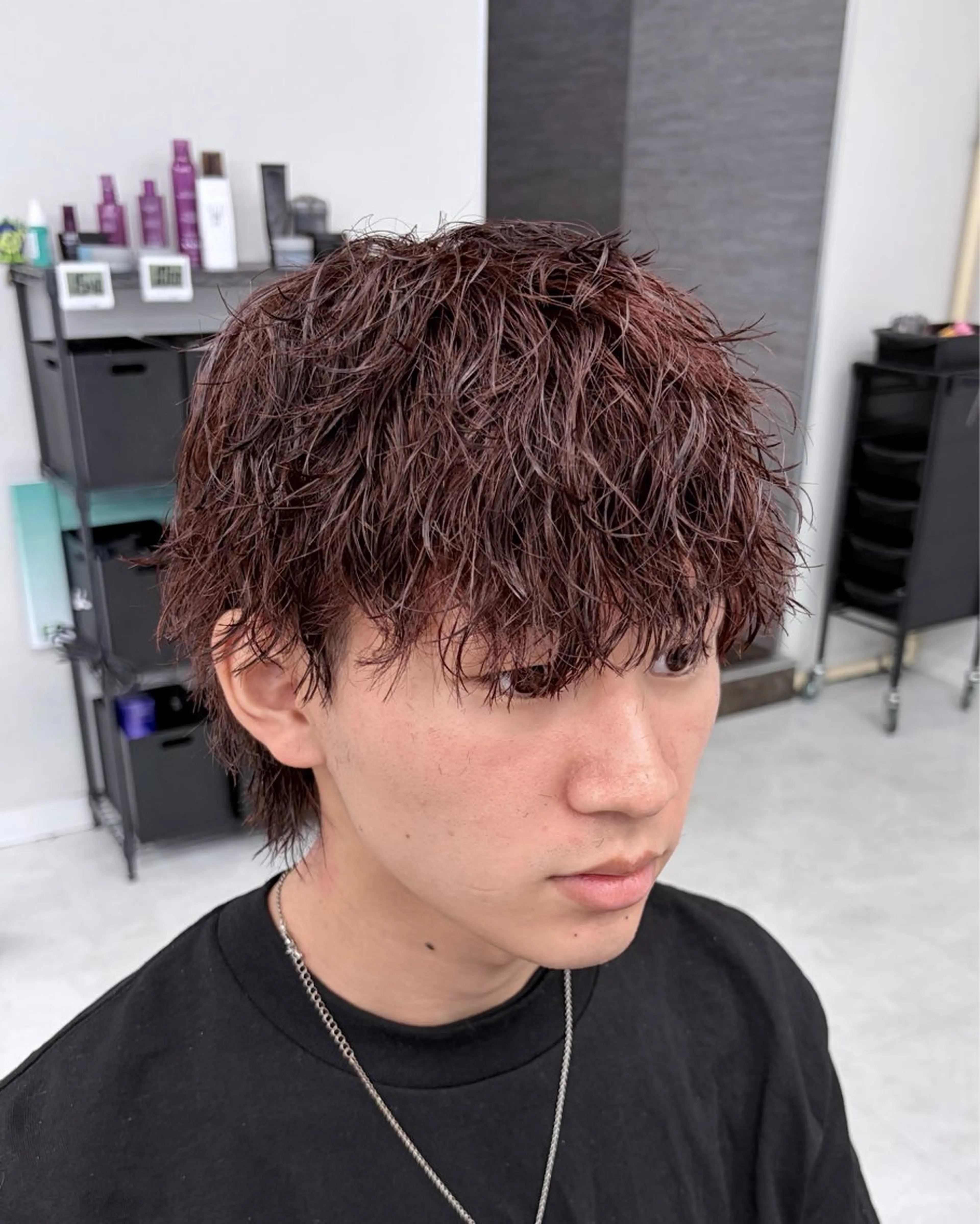 カラー パーマ メンズ カット ヘアカラー 👑メンズ/パーマ/ 小島桐弥👑のヘアスタイル