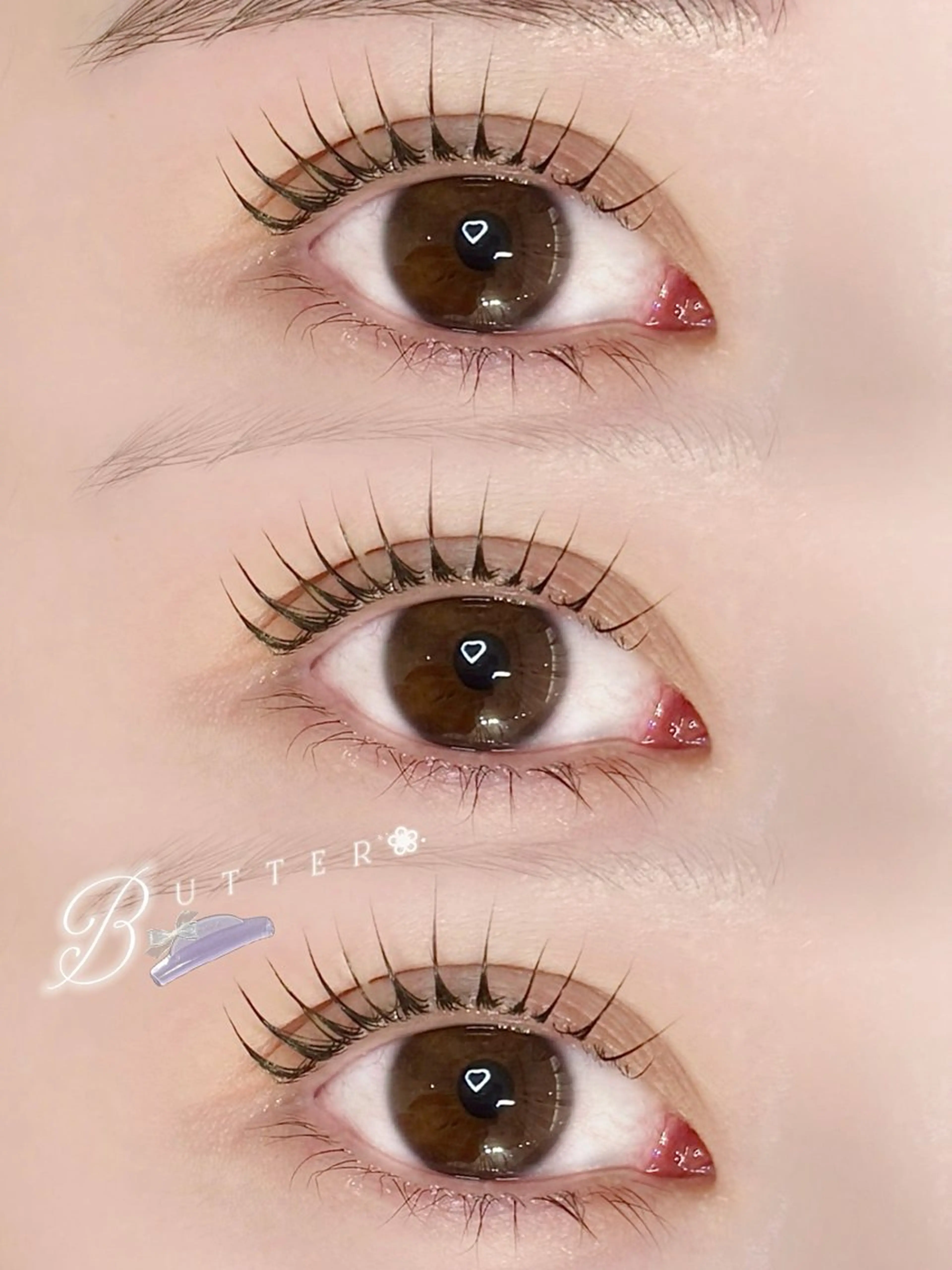 【こなれ束感まつげ♪】束感ラッシュリフト(上のみ)❗️♡の写真