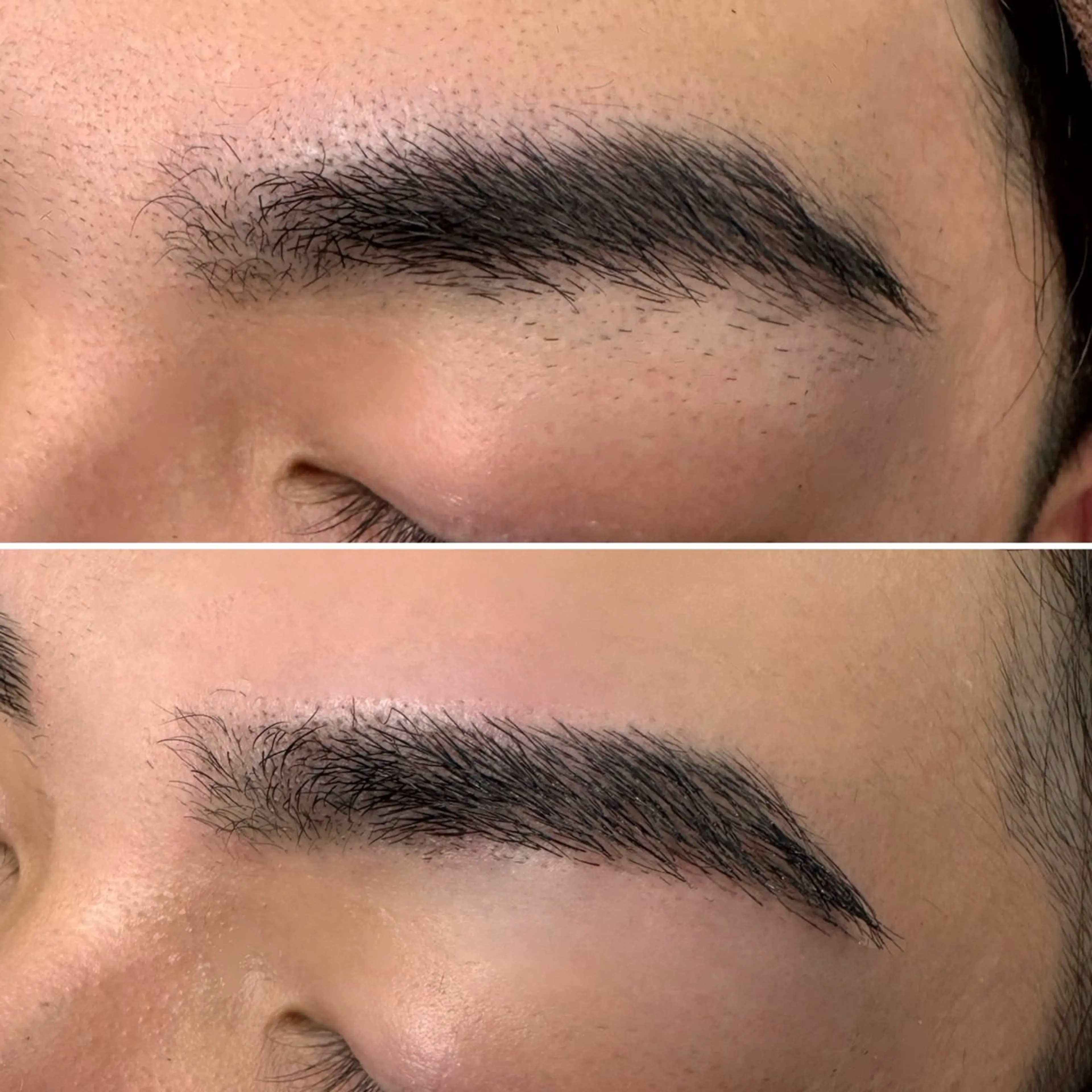 メンズ アイブロウ ワックス脱毛 眉カット "PEPPU "所属・🌈推し色派手髪 ハイトーンShinのヘアスタイル