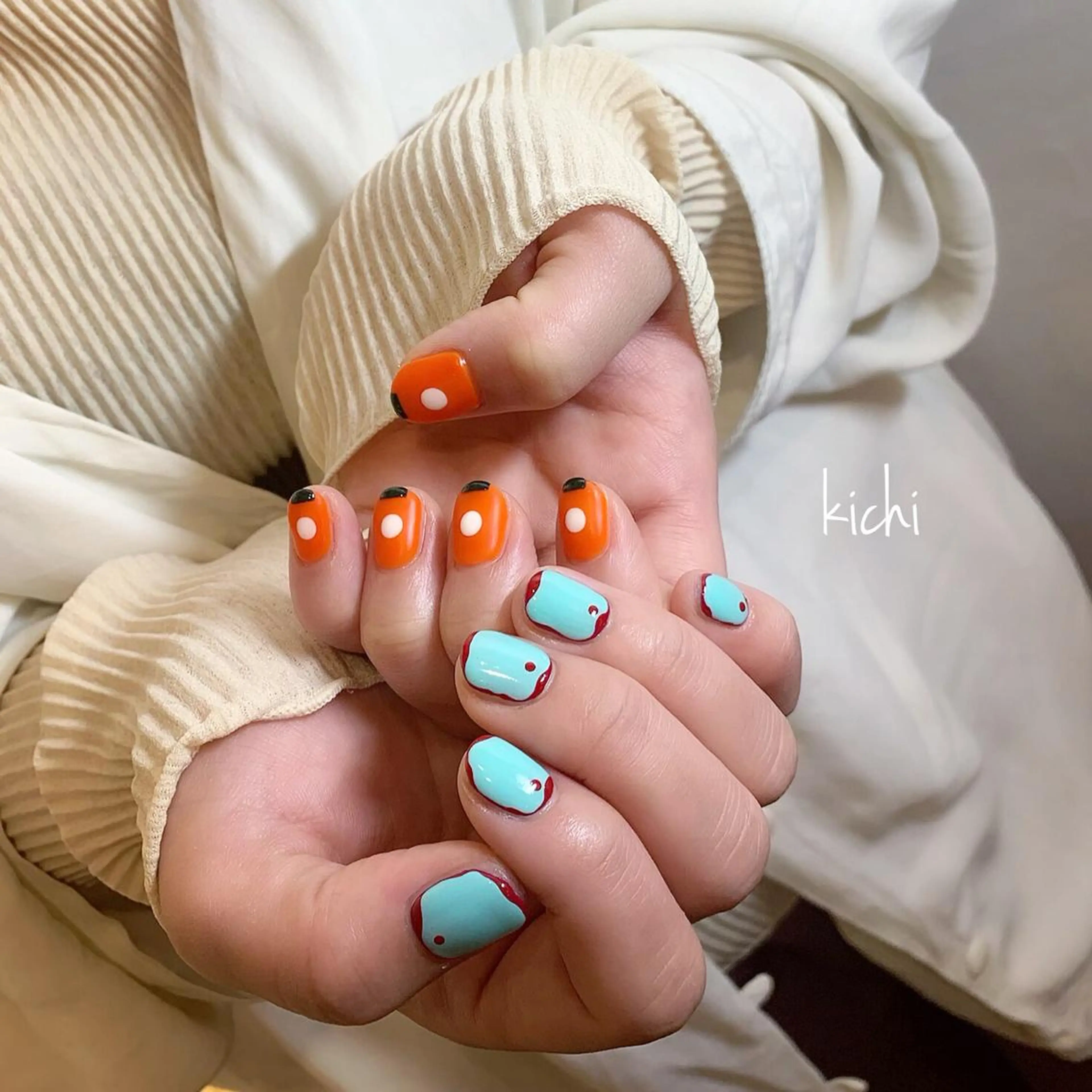 ネイル kichi･: *のネイルデザイン