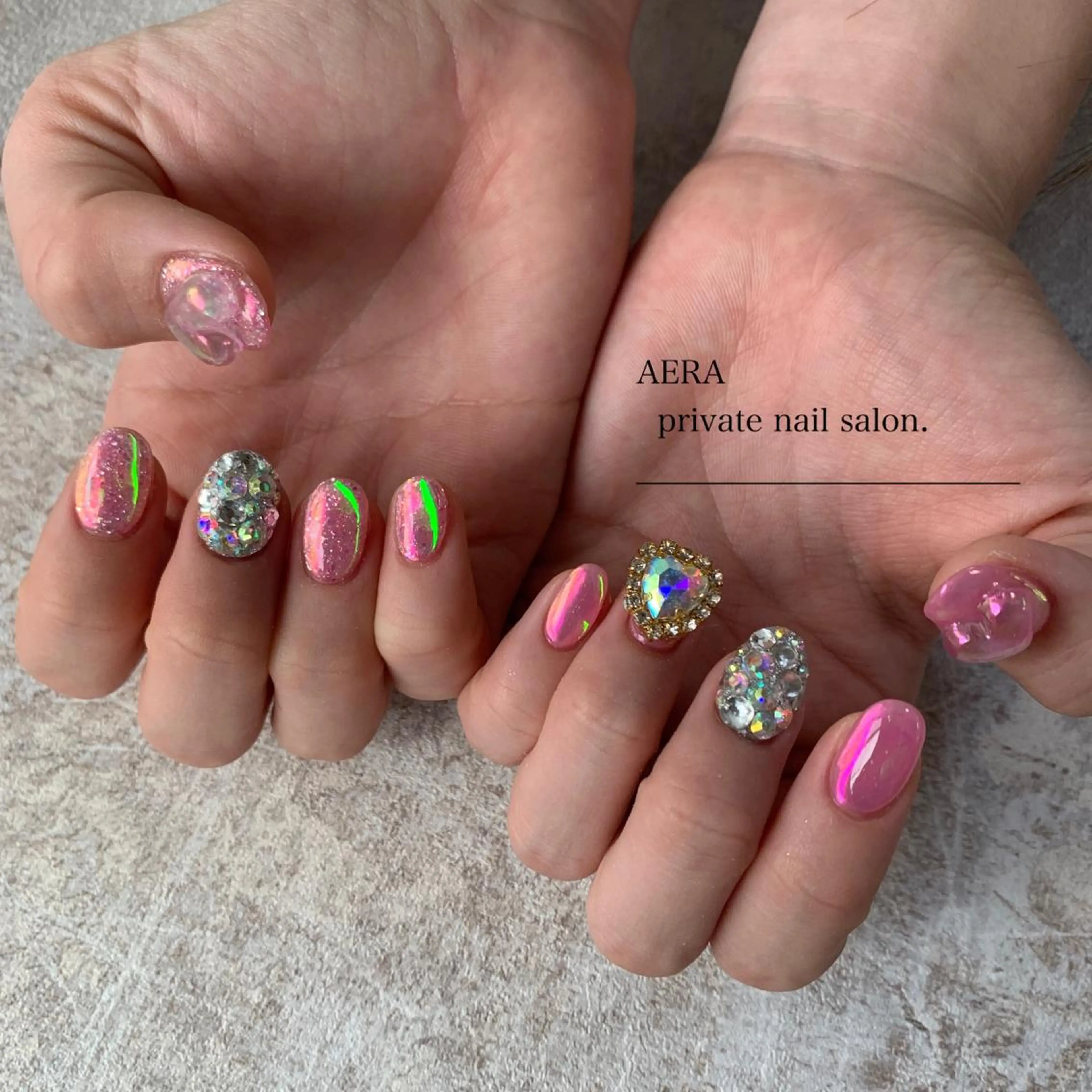 ネイル AERA nail shino🐱⸝꙳のネイルデザイン