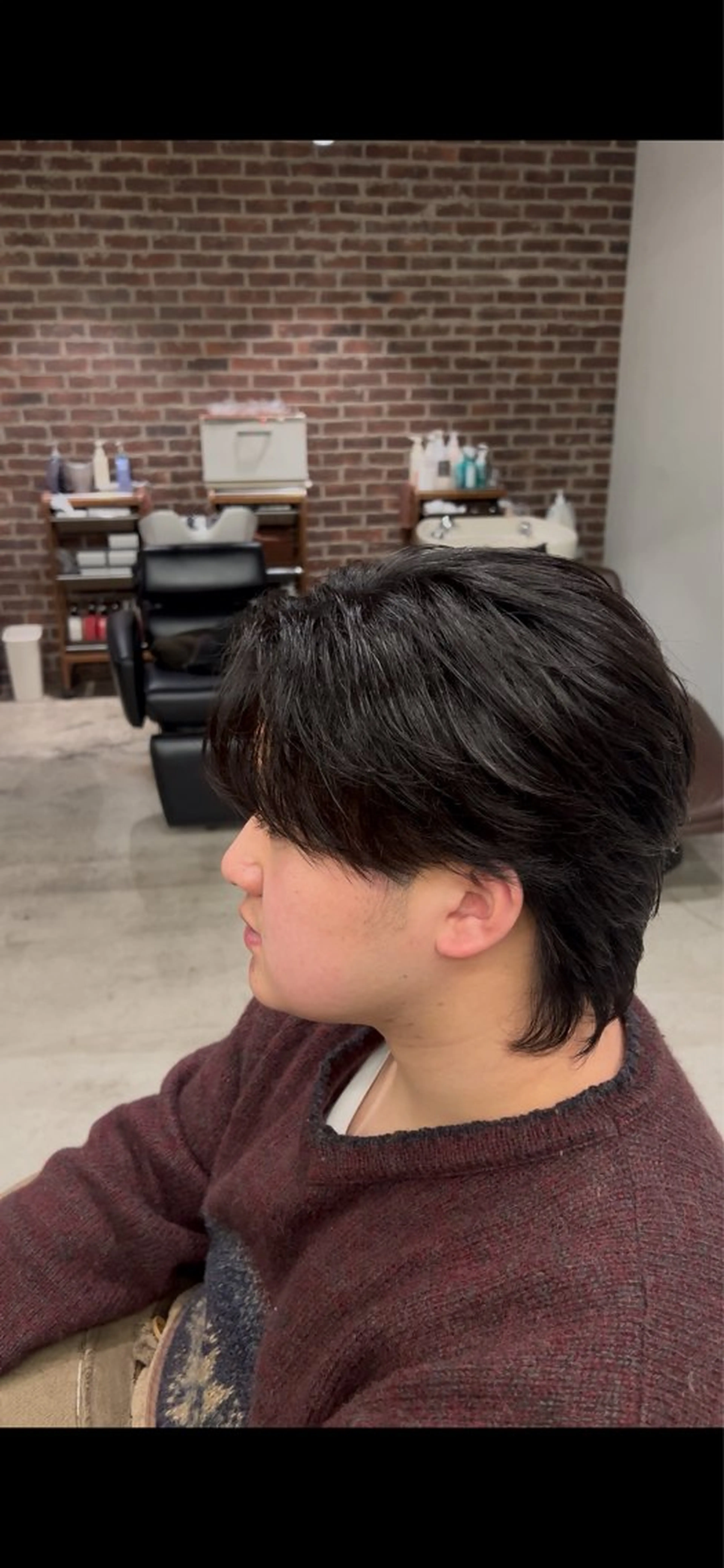 ミディアム カット ヘアセット tomoメンズ特化 /パーマ/カットのヘアスタイル