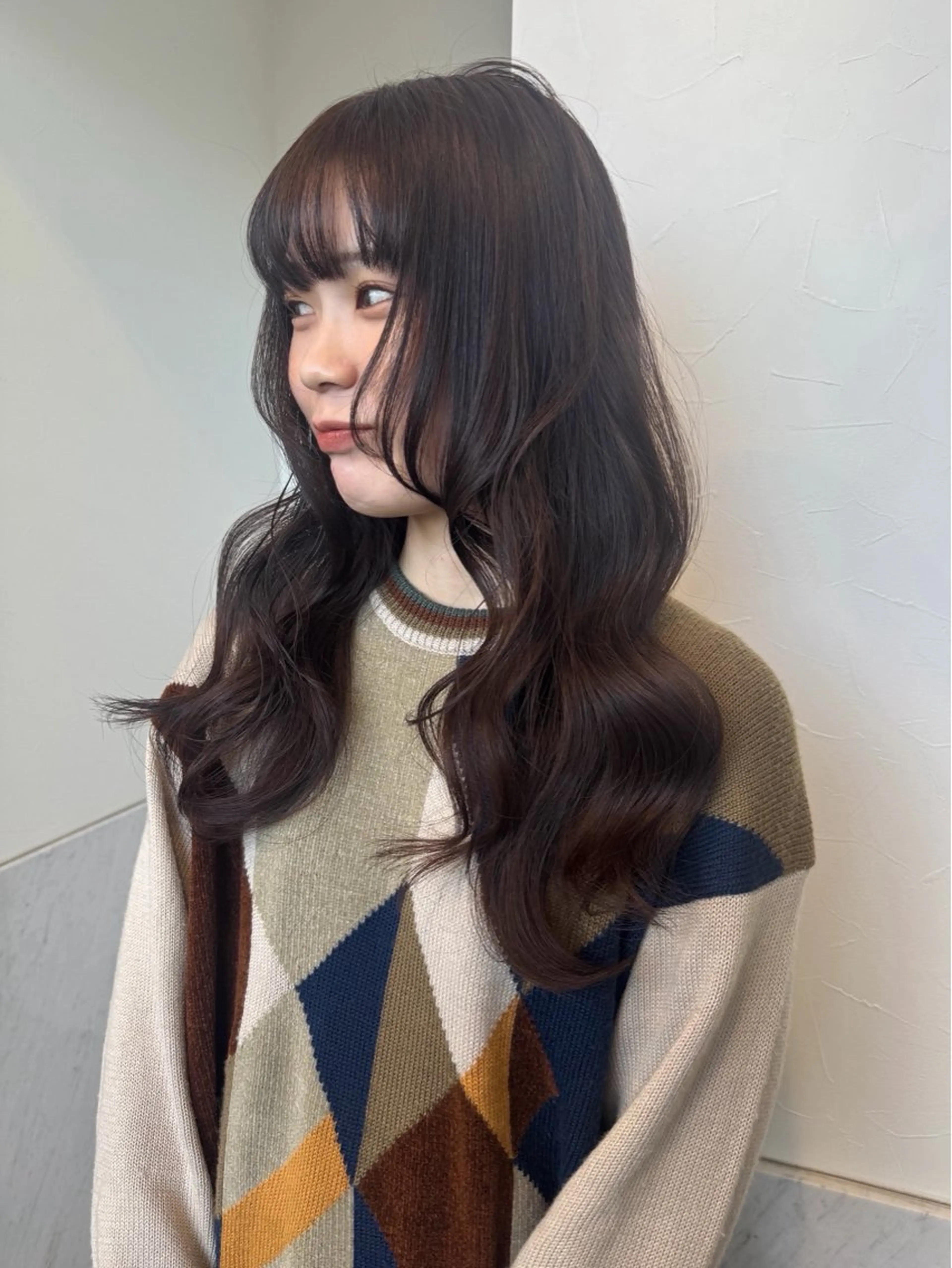 ロング カラー ブラウンカラー チョコレートブラウン レイヤーカット カット トリートメント 🫧ヒシダアキ taboo.i🫧のヘアスタイル