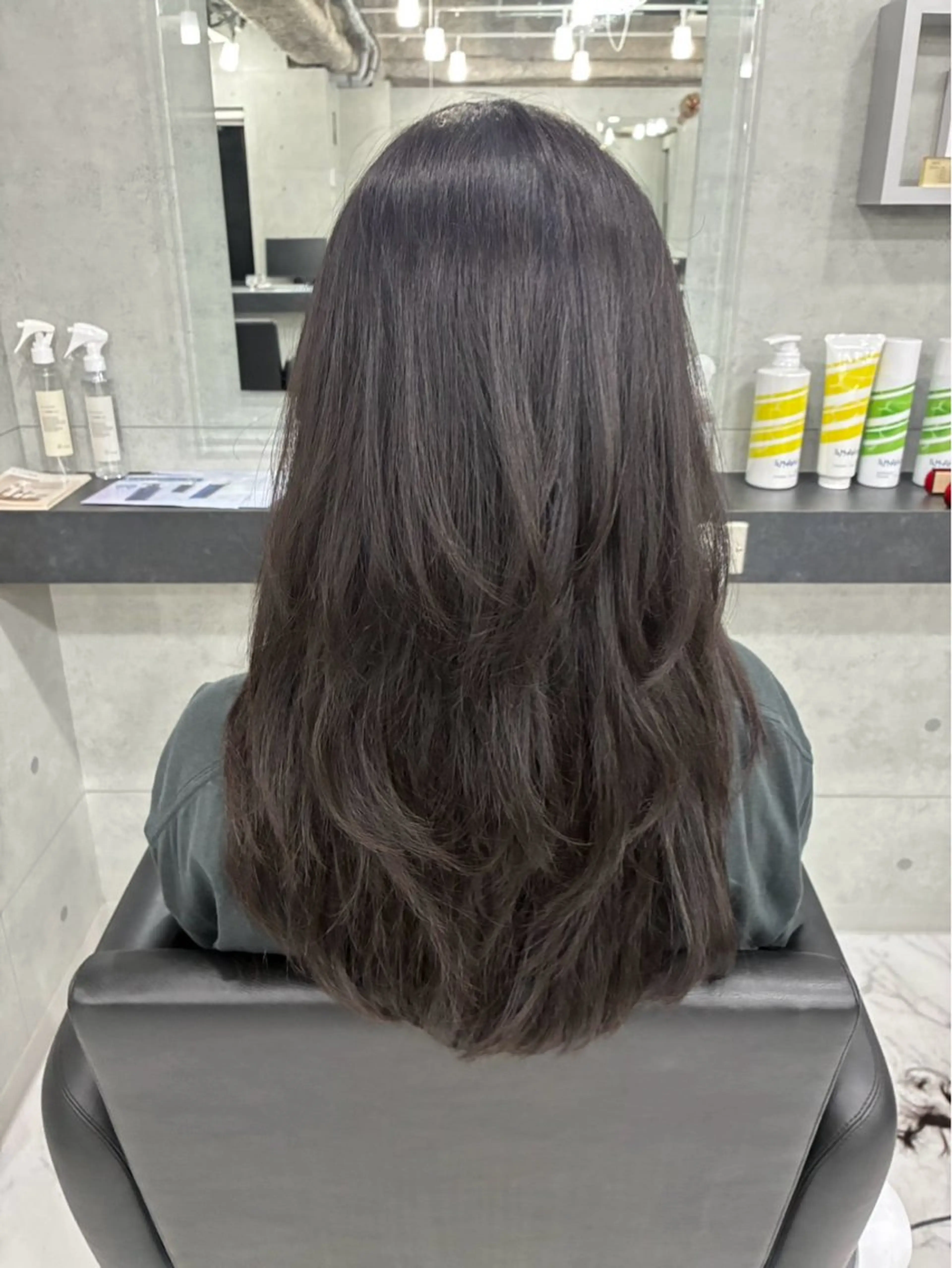 ロング カラー カット ヘアカラー トリートメント Endearing 北澤那未🌟銀座のヘアスタイル