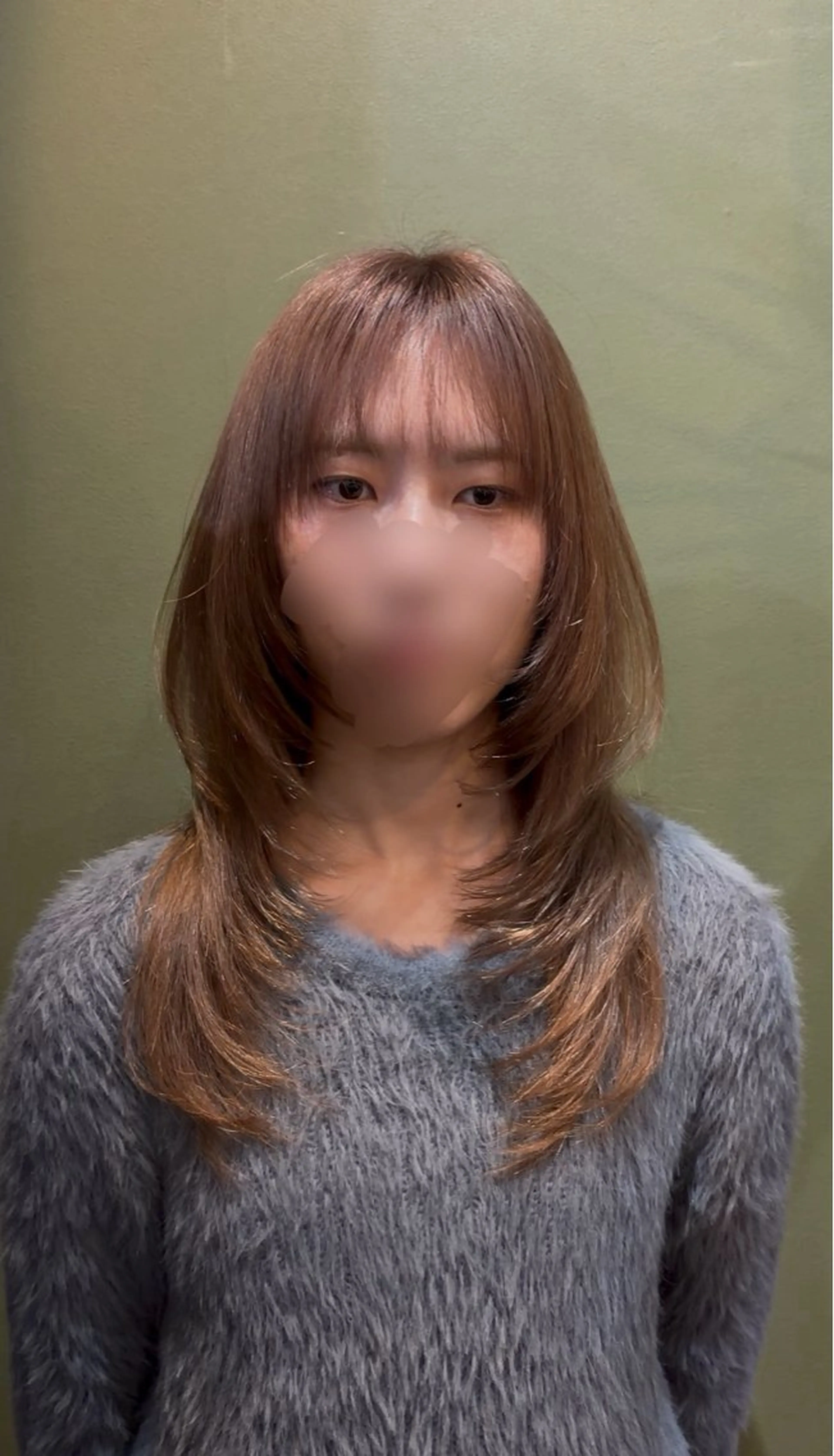 ロング ロング 内山 優のヘアスタイル