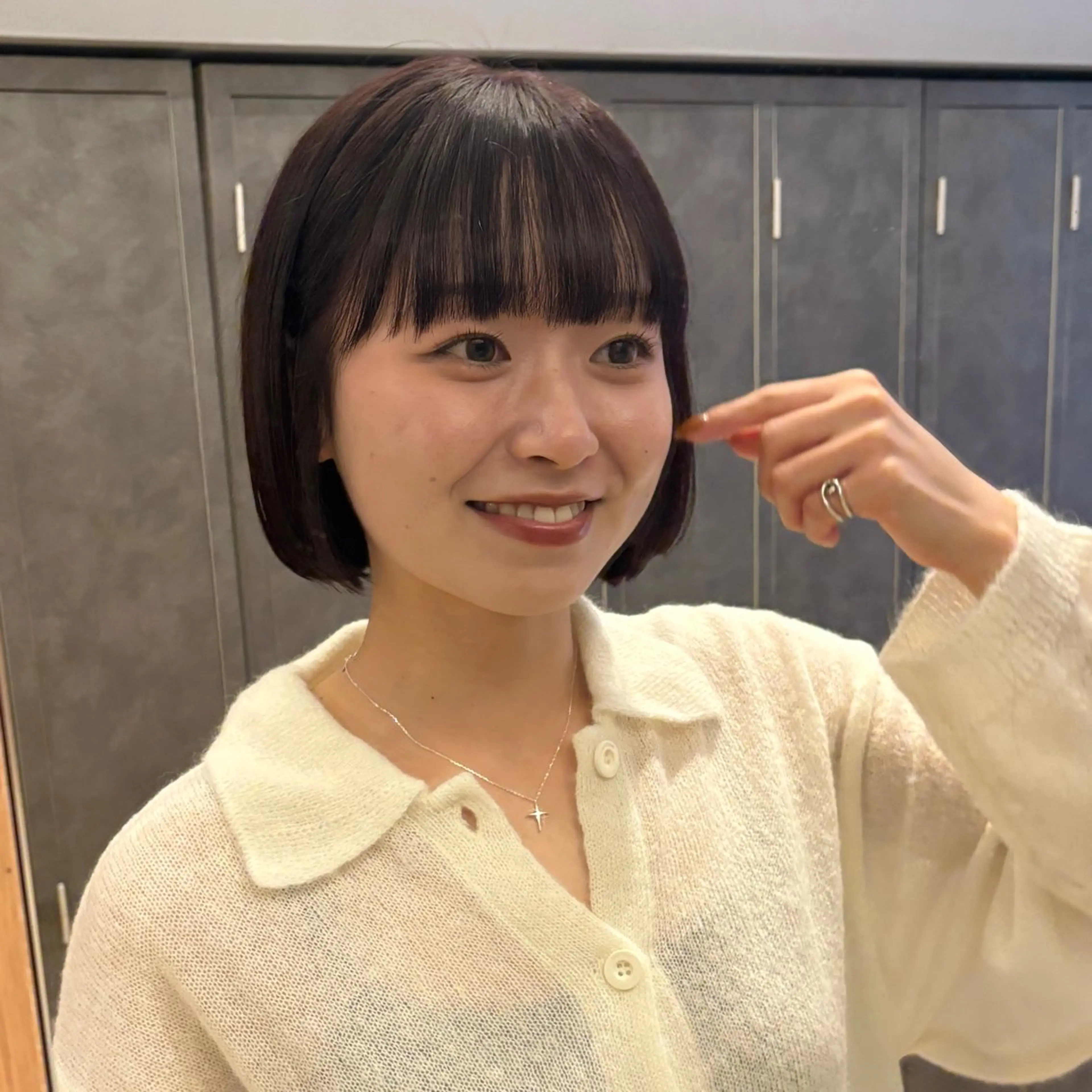 ショート カラー カット ヘアカラー 暖色/ボブ/吉岡美音 GIEN NU茶屋町のヘアスタイル