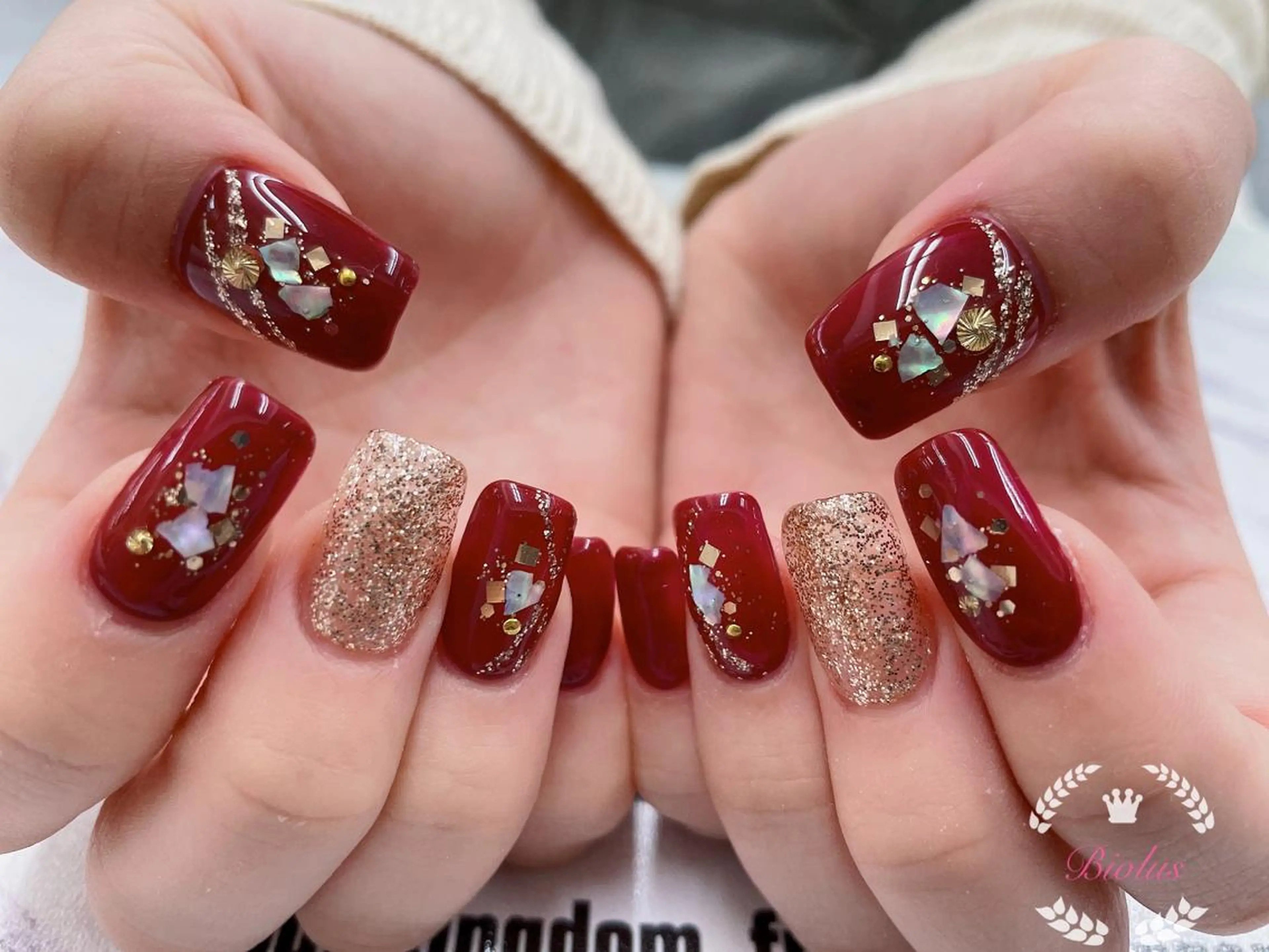 ネイル アートネイル 長さ出し vimore ネイルサロンのネイルデザイン