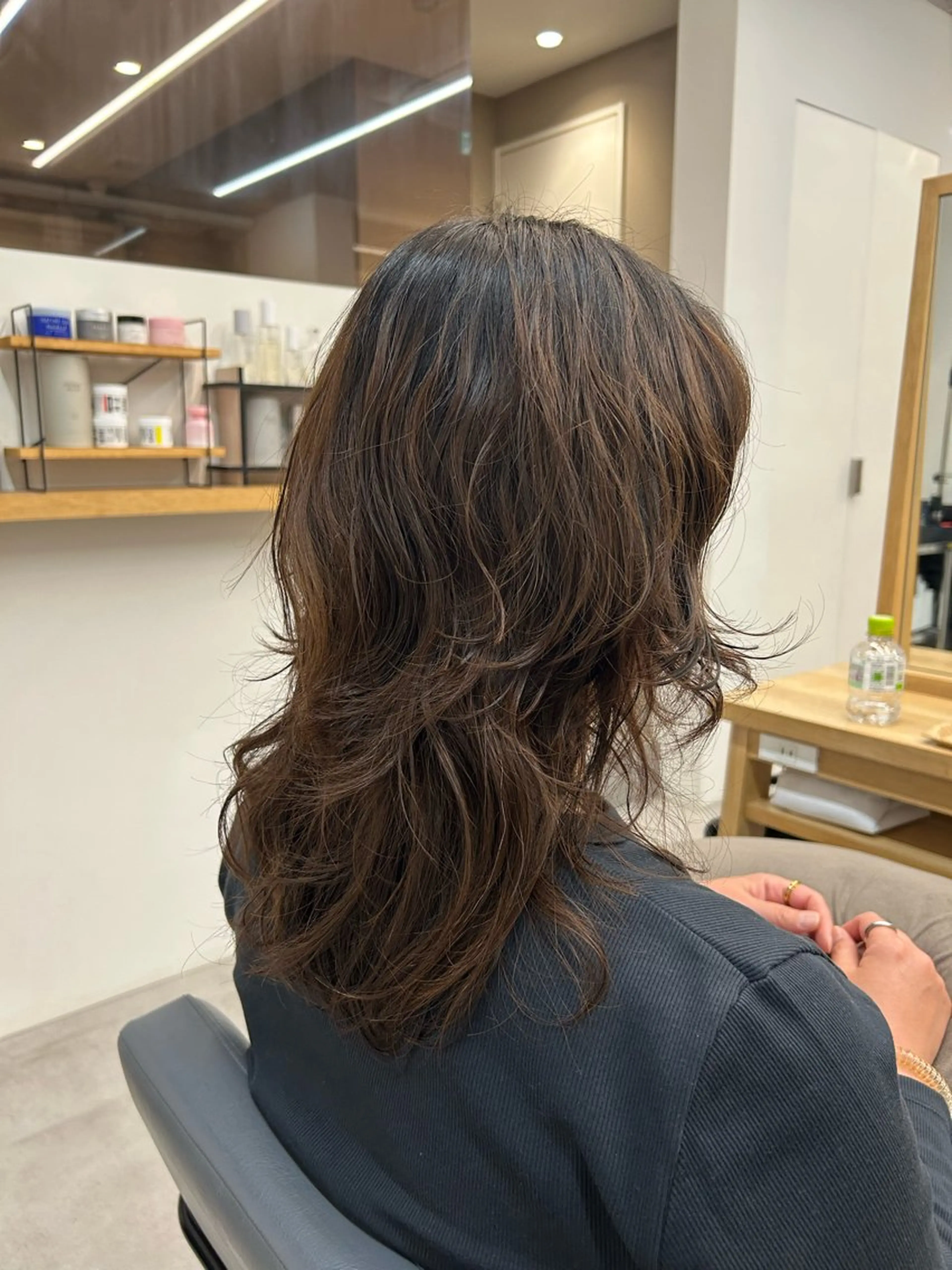 セミロング パーマ カット パーマ Ore／Himeka 🌷レディースのヘアスタイル